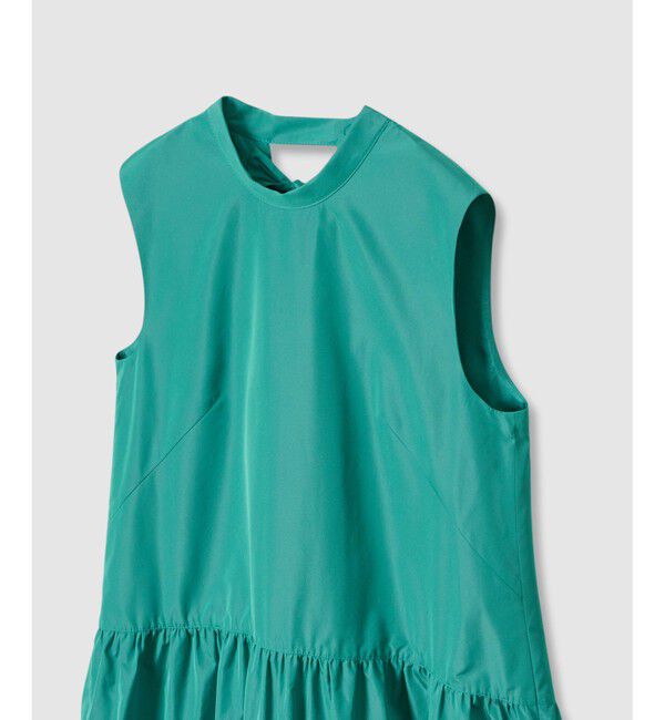 LOULOU WILLOUGHBY「【LOULOU WILLOUGHBY】バックリボンタフタワンピース」|ワンピース|