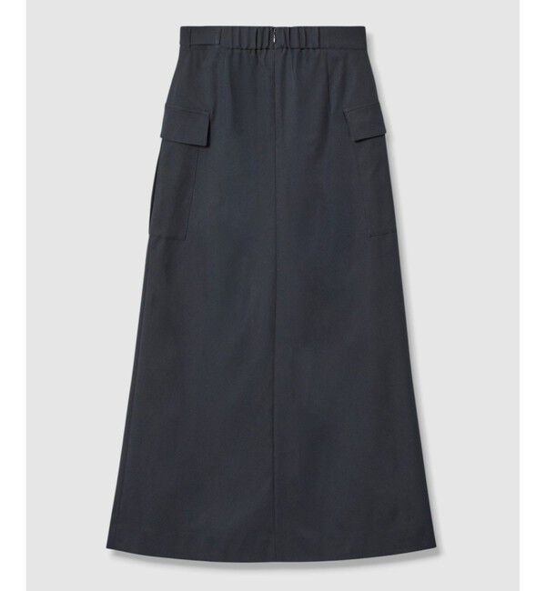 allureville「ツイルストレッチサファリスカート」|スカート|