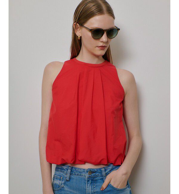 allureville「ライトタフタコンビバルーンプルオーバー」|Tシャツ・カットソー|