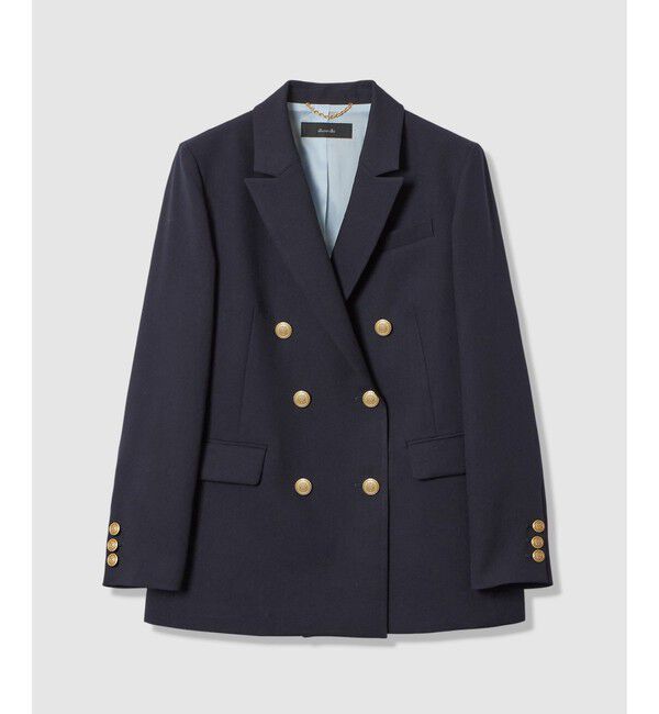 allureville「マットクロスダブルジャケット」|テーラードジャケット|