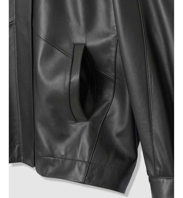 allureville「レザーブルゾン」|ブルゾン・スタジャン|