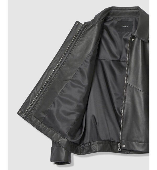 allureville「レザーブルゾン」|ブルゾン・スタジャン|