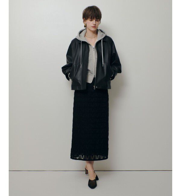 allureville「レザーブルゾン」|ブルゾン・スタジャン|