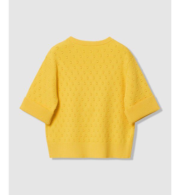 LOULOU WILLOUGHBY「【LOULOU WILLOUGHBY】アイレット半袖カーディガン」|カーディガン|