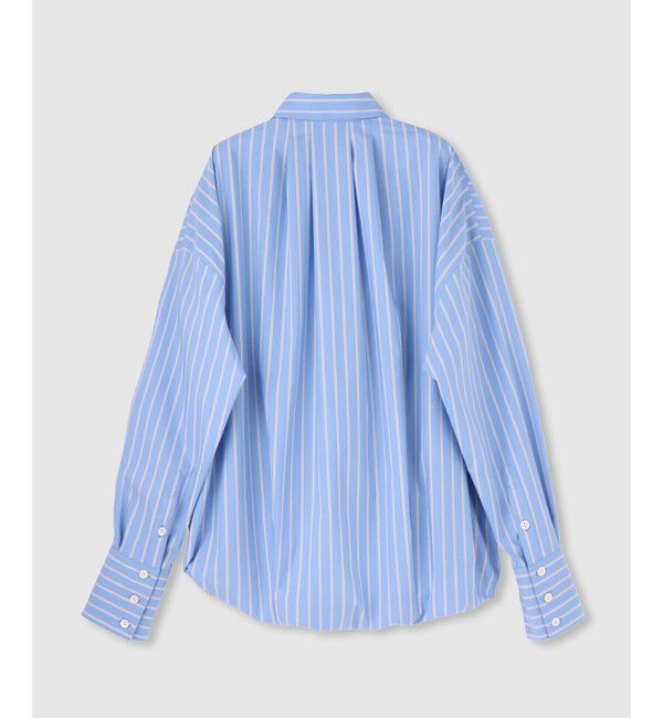 allureville「ストライプスカーフ付バルーンシャツ」|シャツ・ブラウス|