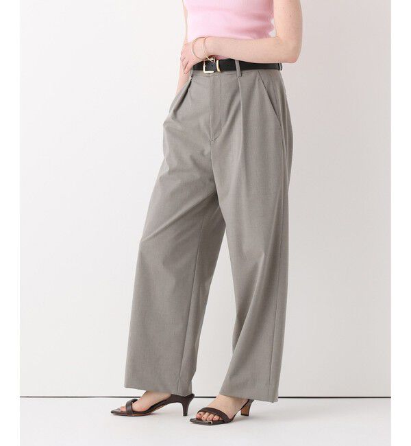 allureville「WEB ルミネ別注 ディープタックパンツ」|チノ|