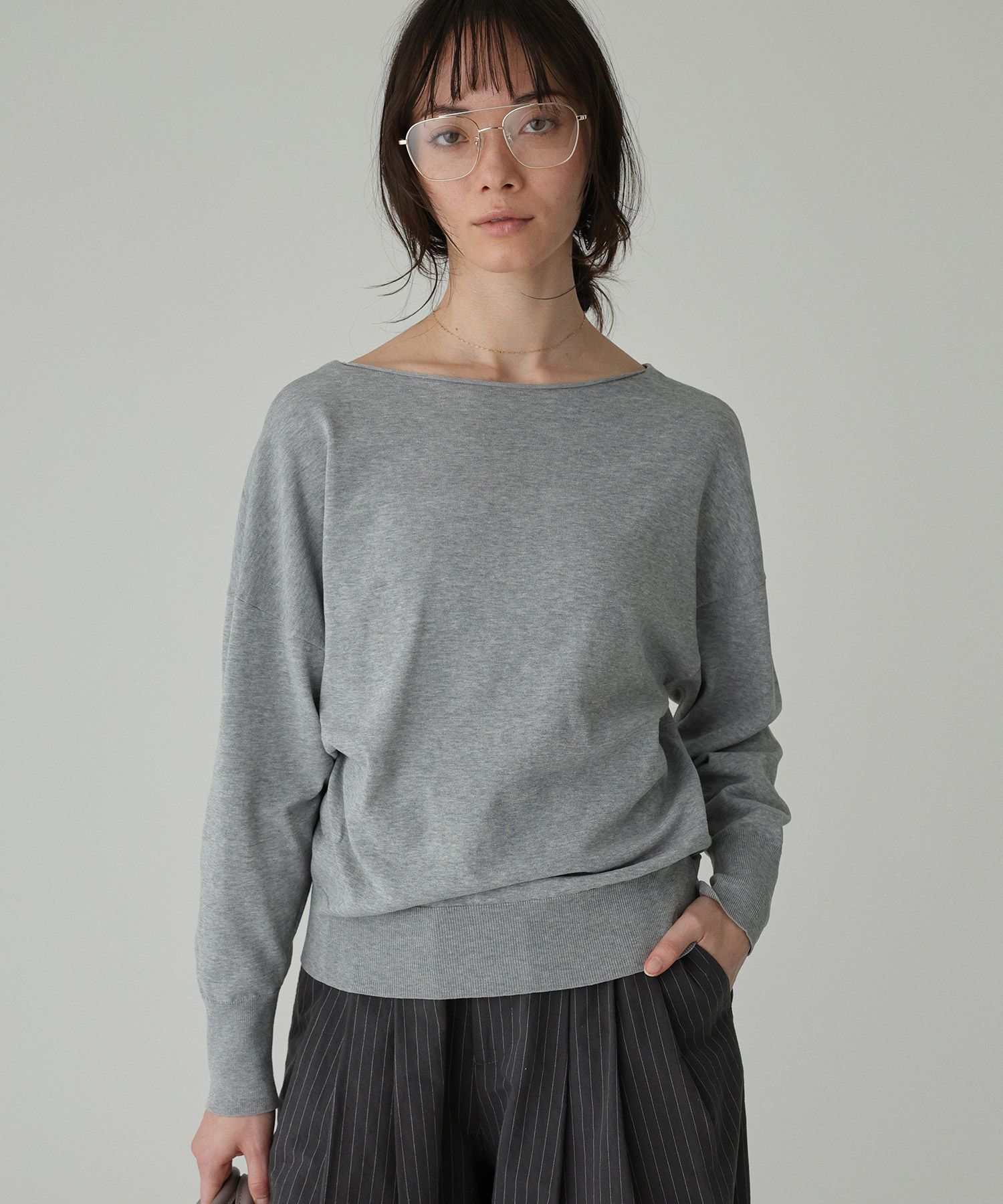 BABYLONE「2WAYスピンドルプルオーバー」|ニット・セーター|