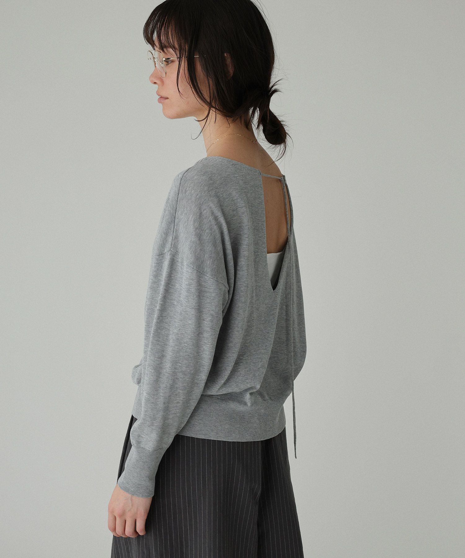 BABYLONE「2WAYスピンドルプルオーバー」|ニット・セーター|