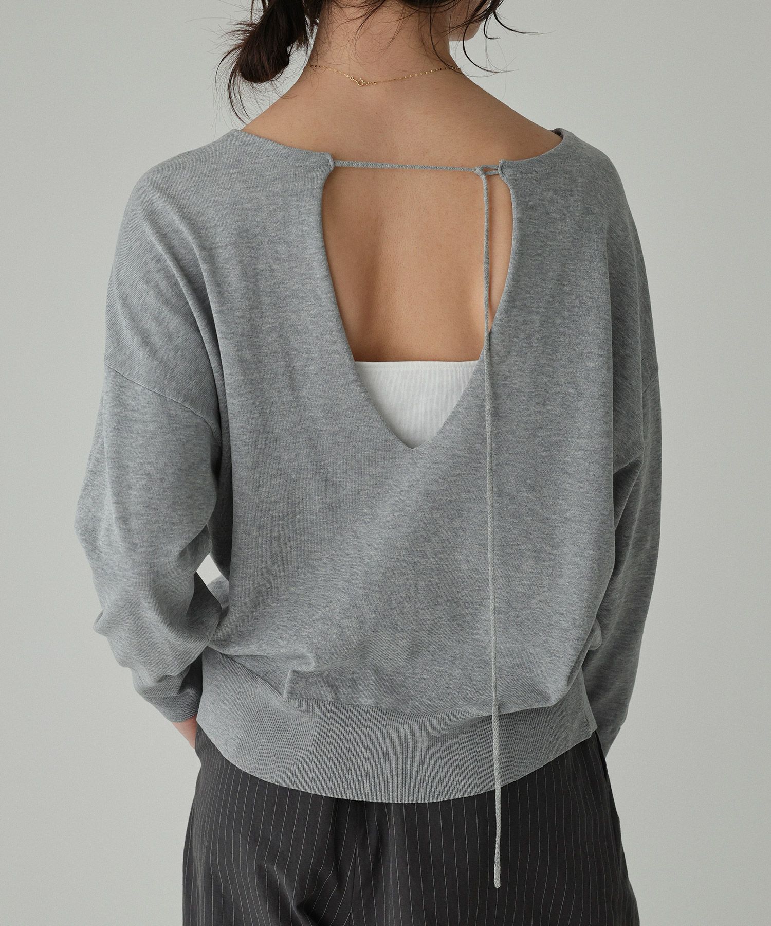 BABYLONE「2WAYスピンドルプルオーバー」|ニット・セーター|