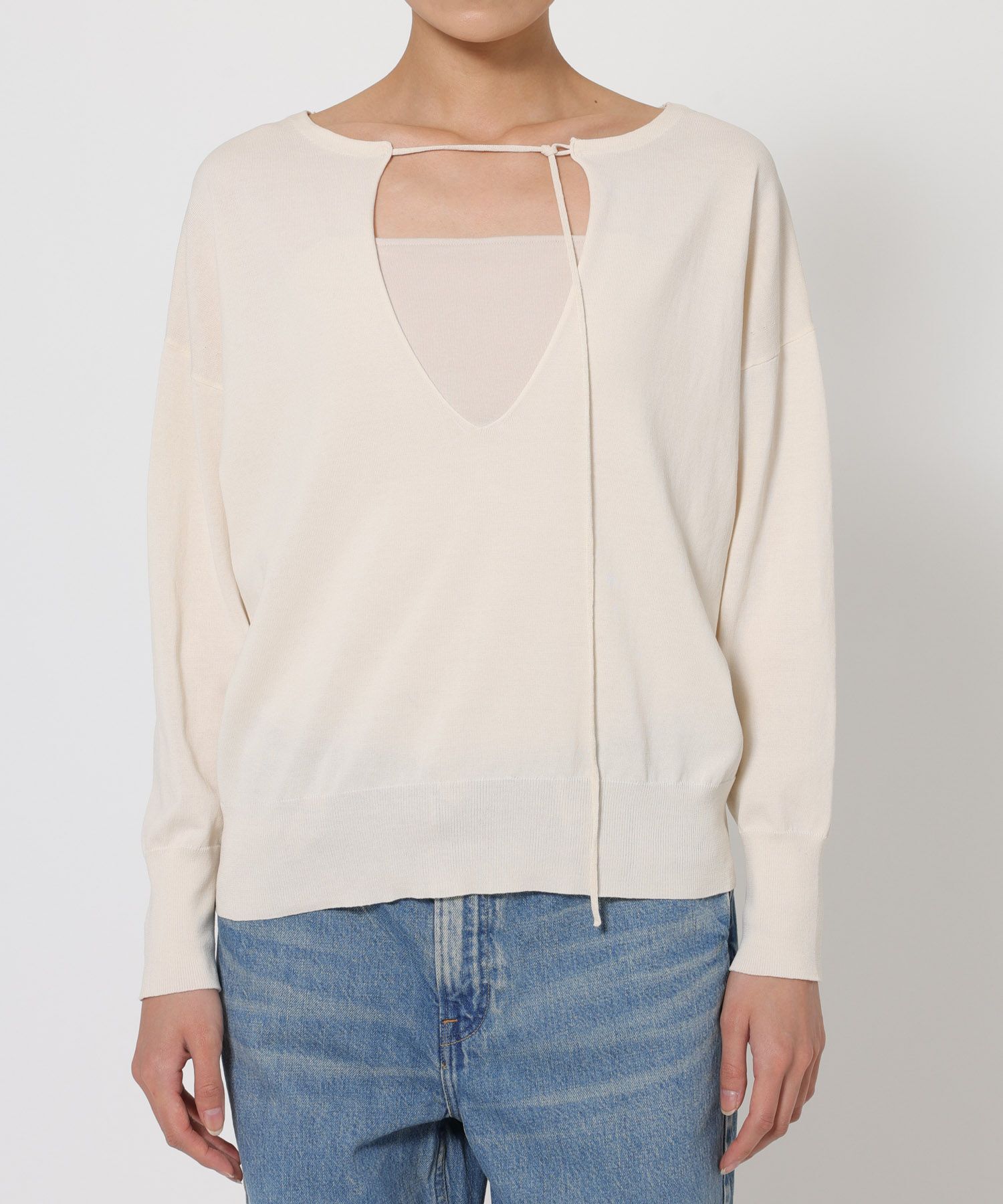 BABYLONE「2WAYスピンドルプルオーバー」|ニット・セーター|