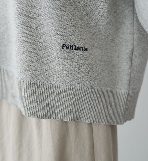  「スウェットライクダブルジャガードニットパーカー」|パーカー|