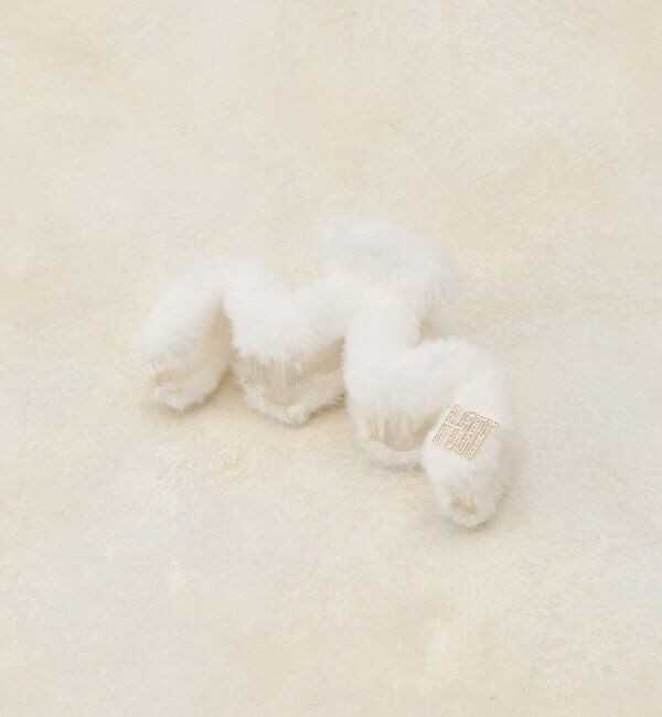  「【Latini】ロゴ付きフェイクファークリップ」|その他|