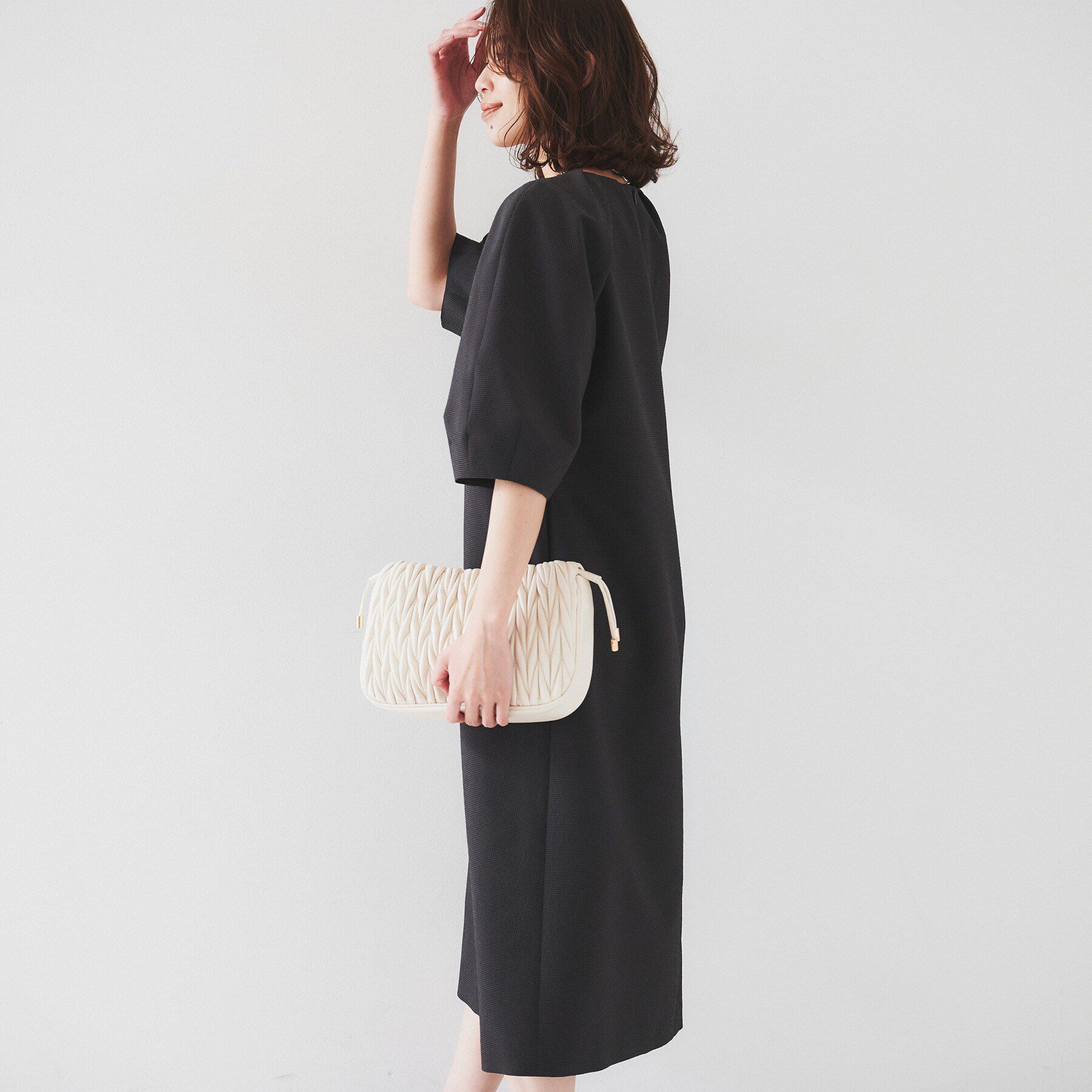 UNTITLED「【ストレッチ/ポケットあり】サッカーワンピース」|ワンピース|