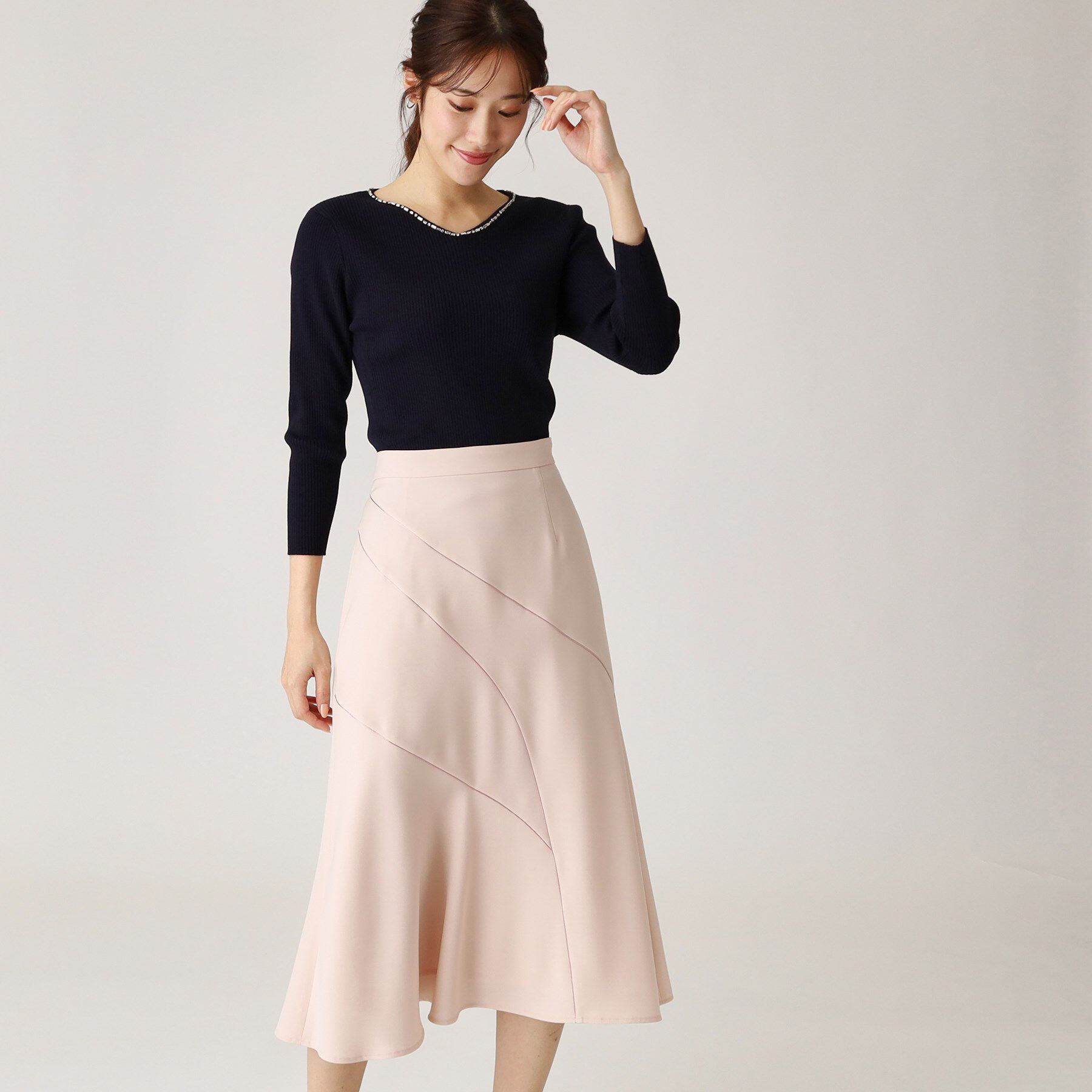 COUP DE CHANCE「【洗える／日本製】セミフレアスカート」|スカート|