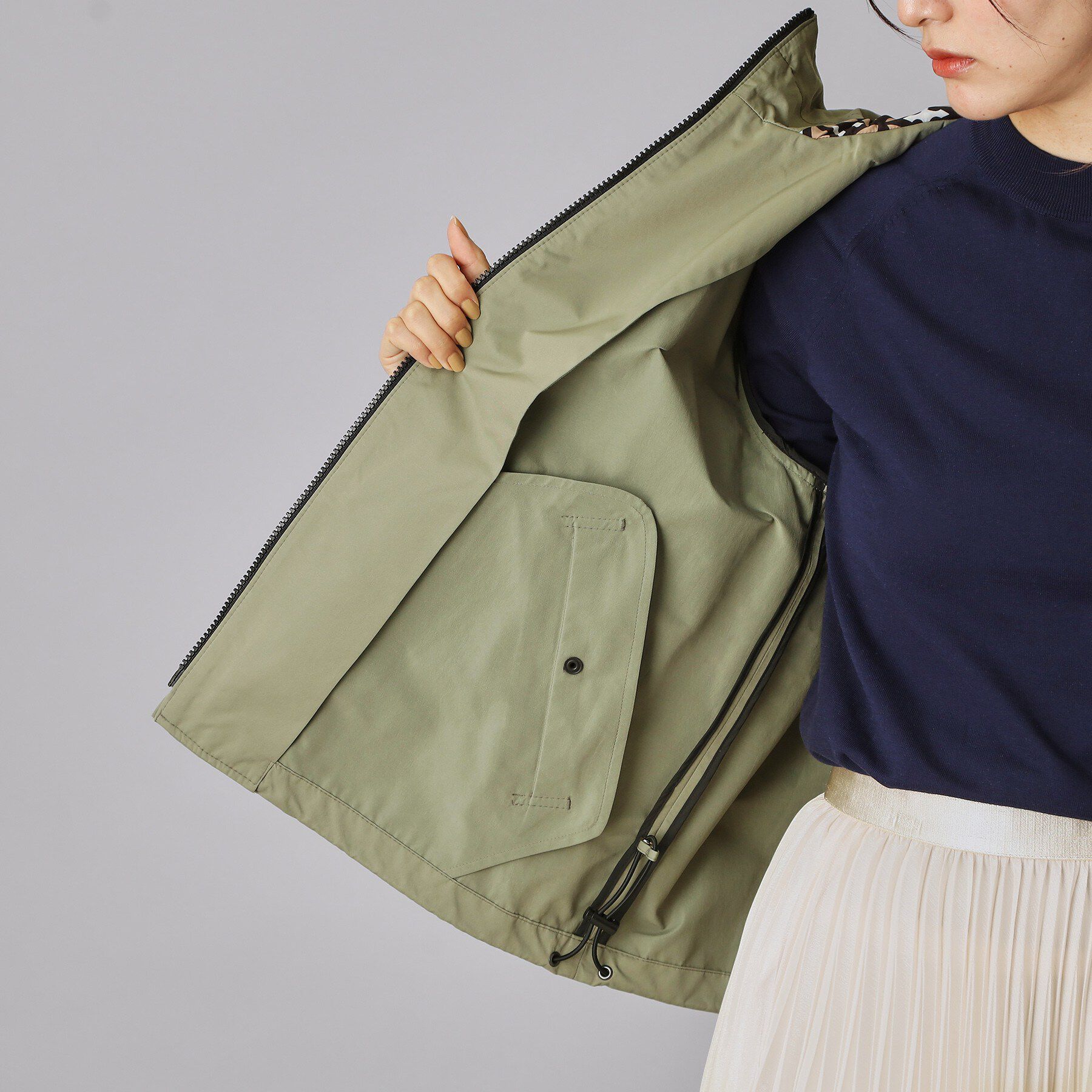 DRESSTERIOR「【撥水素材】撥水ツイル マウンテンパーカー」|ブルゾン・スタジャン|