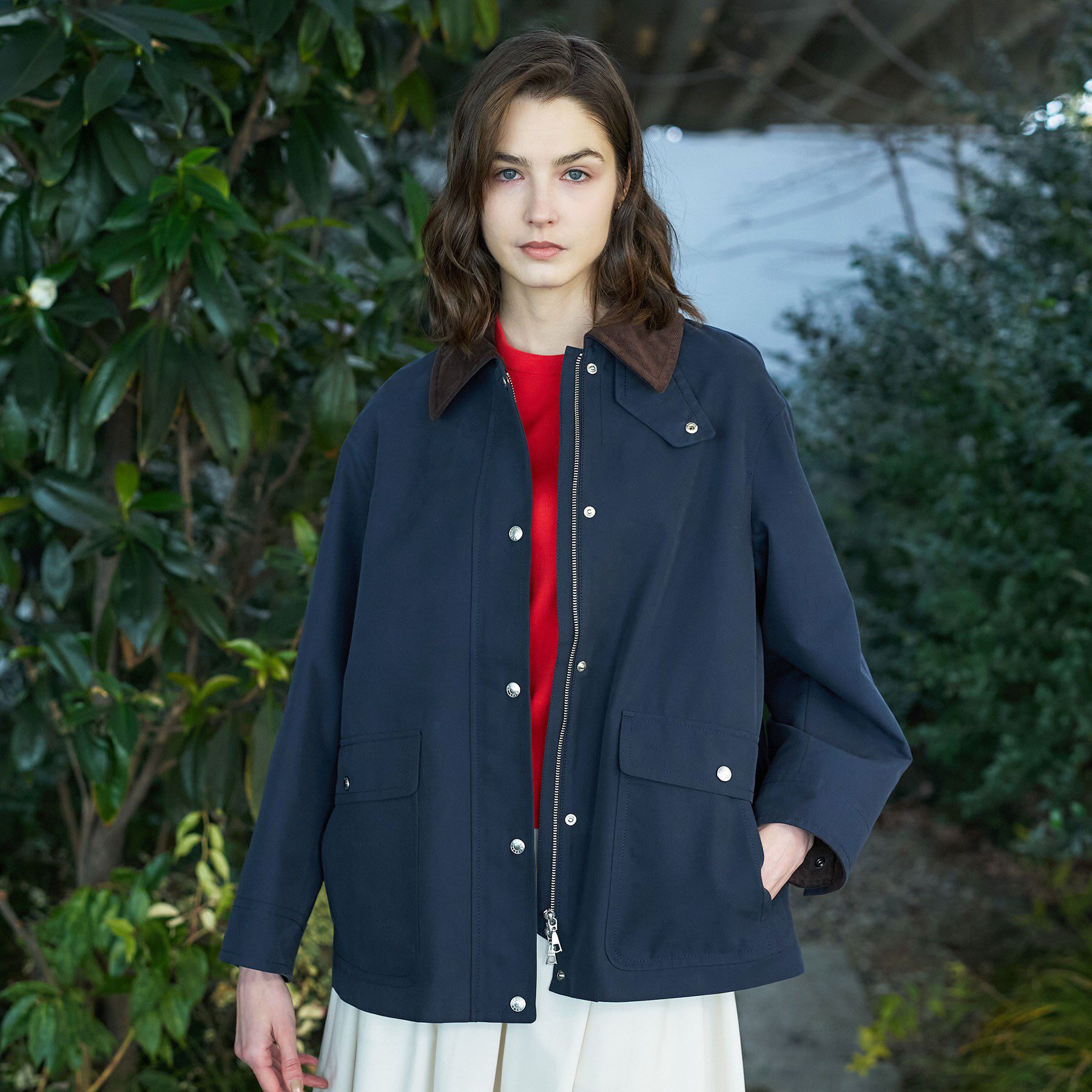 DRESSTERIOR「スプリング ハンティングジャケット」|ブルゾン・スタジャン|ネイビー(094)