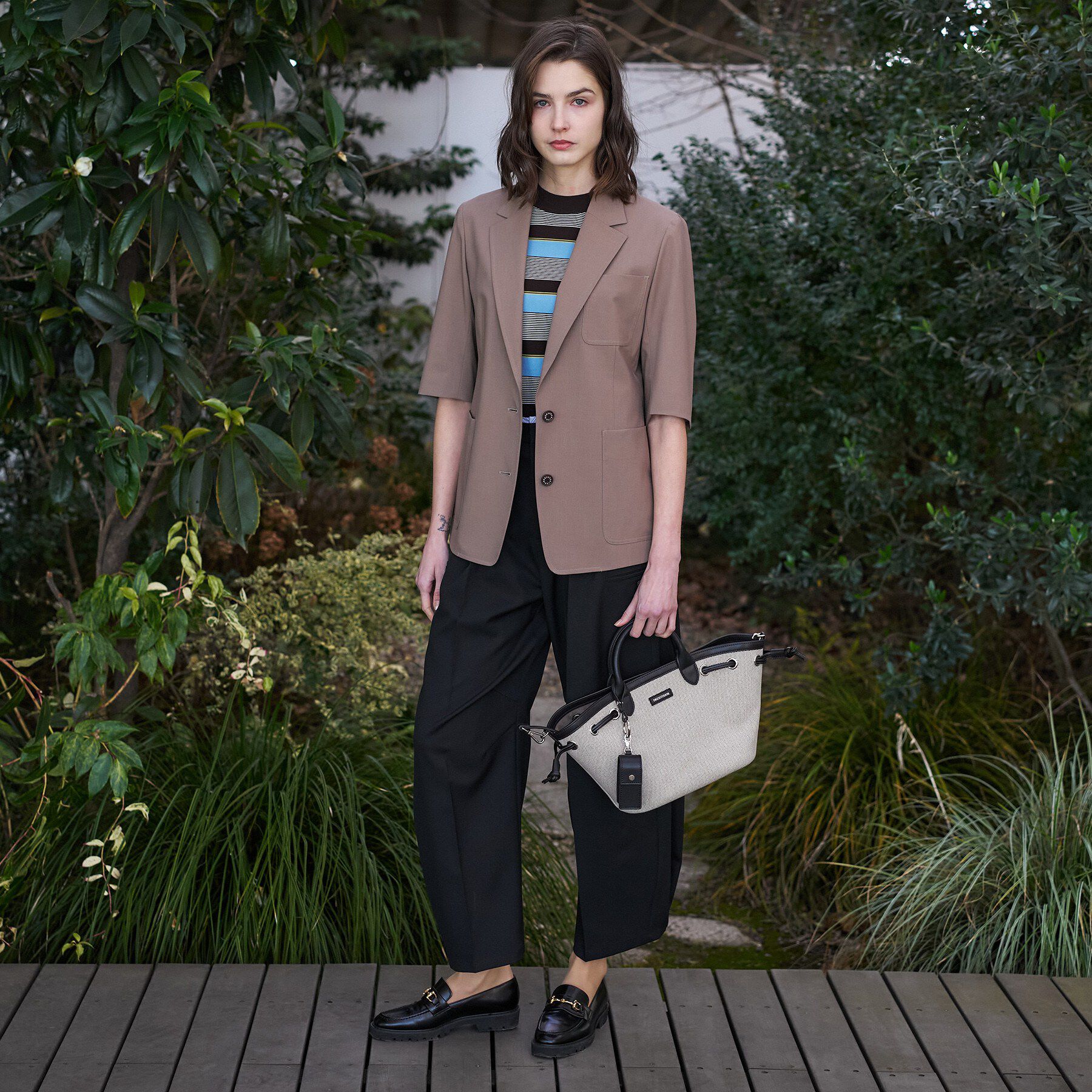 DRESSTERIOR「【接触冷感/セットアップ可】2WAYストレッチスリークオータージャケット」|テーラードジャケット|