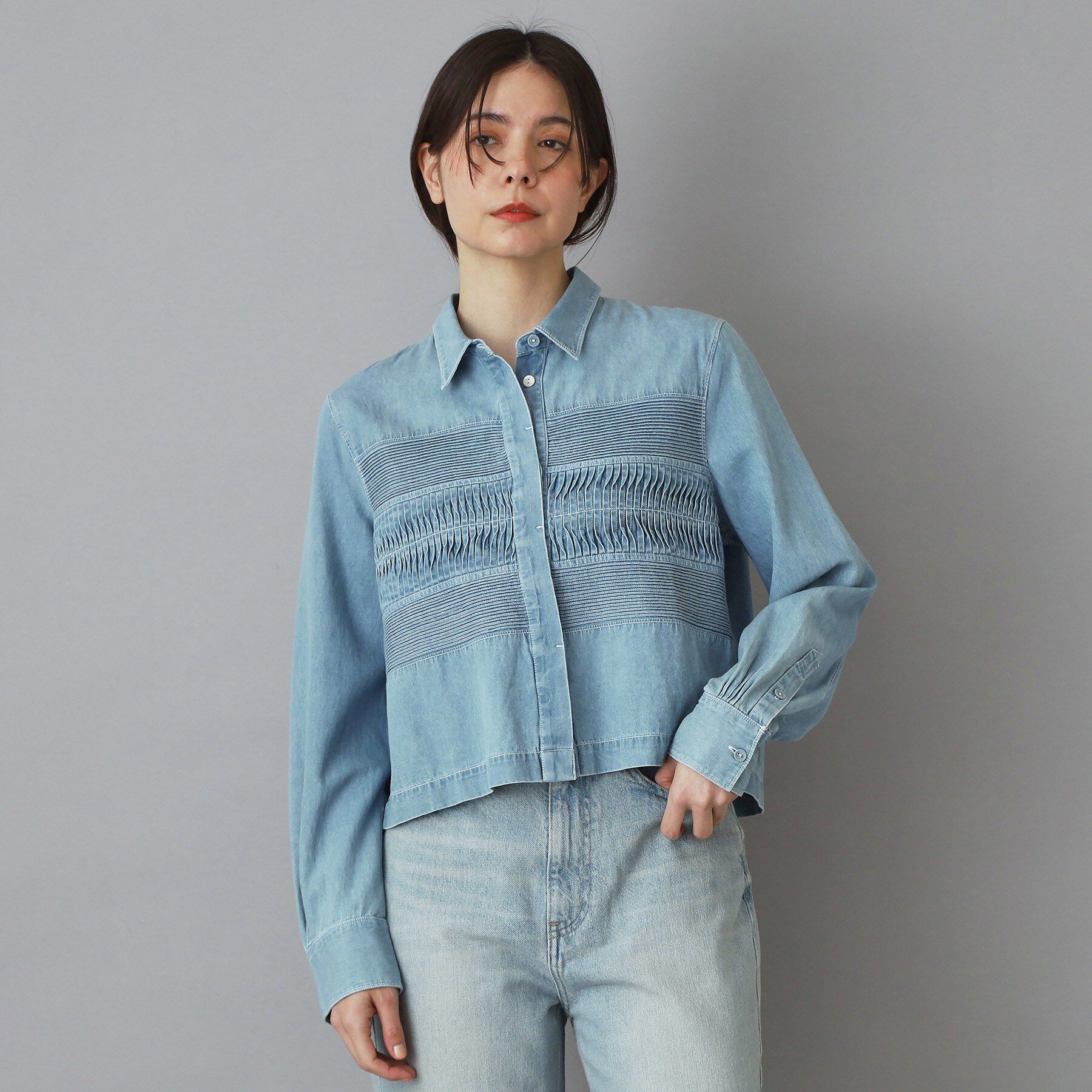DRESSTERIOR「Pheeta（フィータ） CROPED SHIRTS」|シャツ・ブラウス|