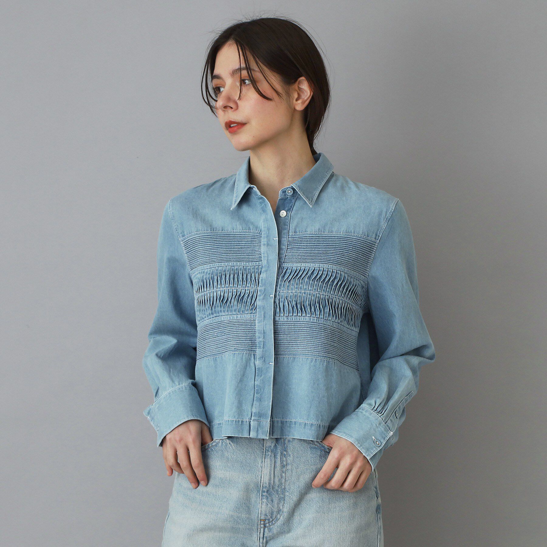 DRESSTERIOR「Pheeta（フィータ） CROPED SHIRTS」|シャツ・ブラウス|