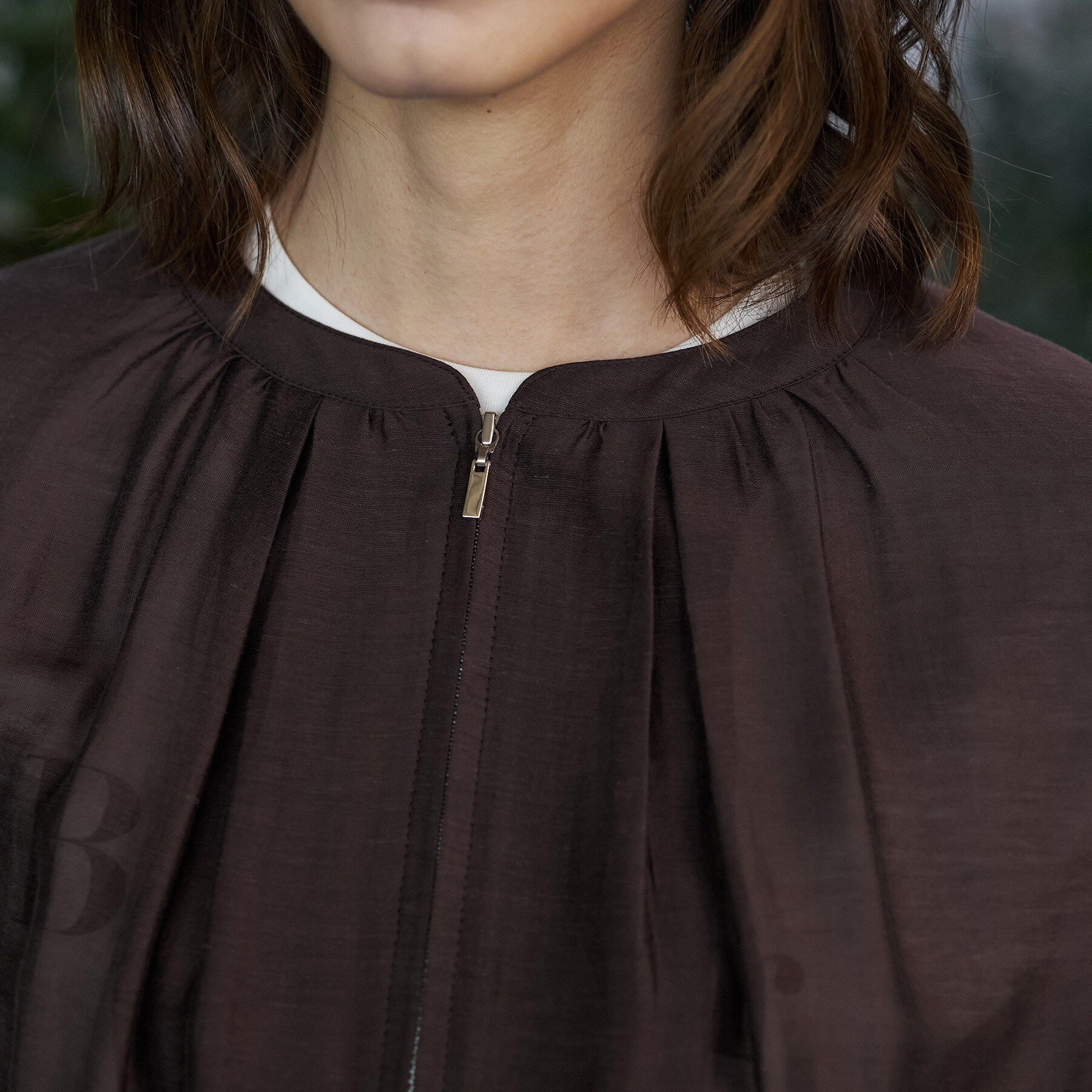 DRESSTERIOR「ウォッシャブル シアーショートブルゾン」|ブルゾン・スタジャン|