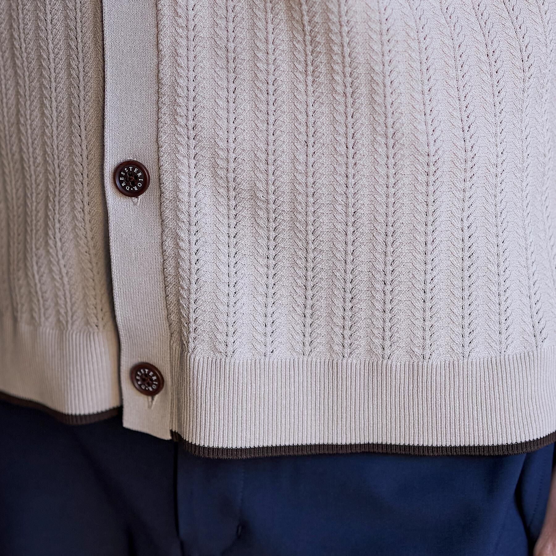 DRESSTERIOR「【Safari5月号掲載】キューバニットシャツ」|ニット・セーター|