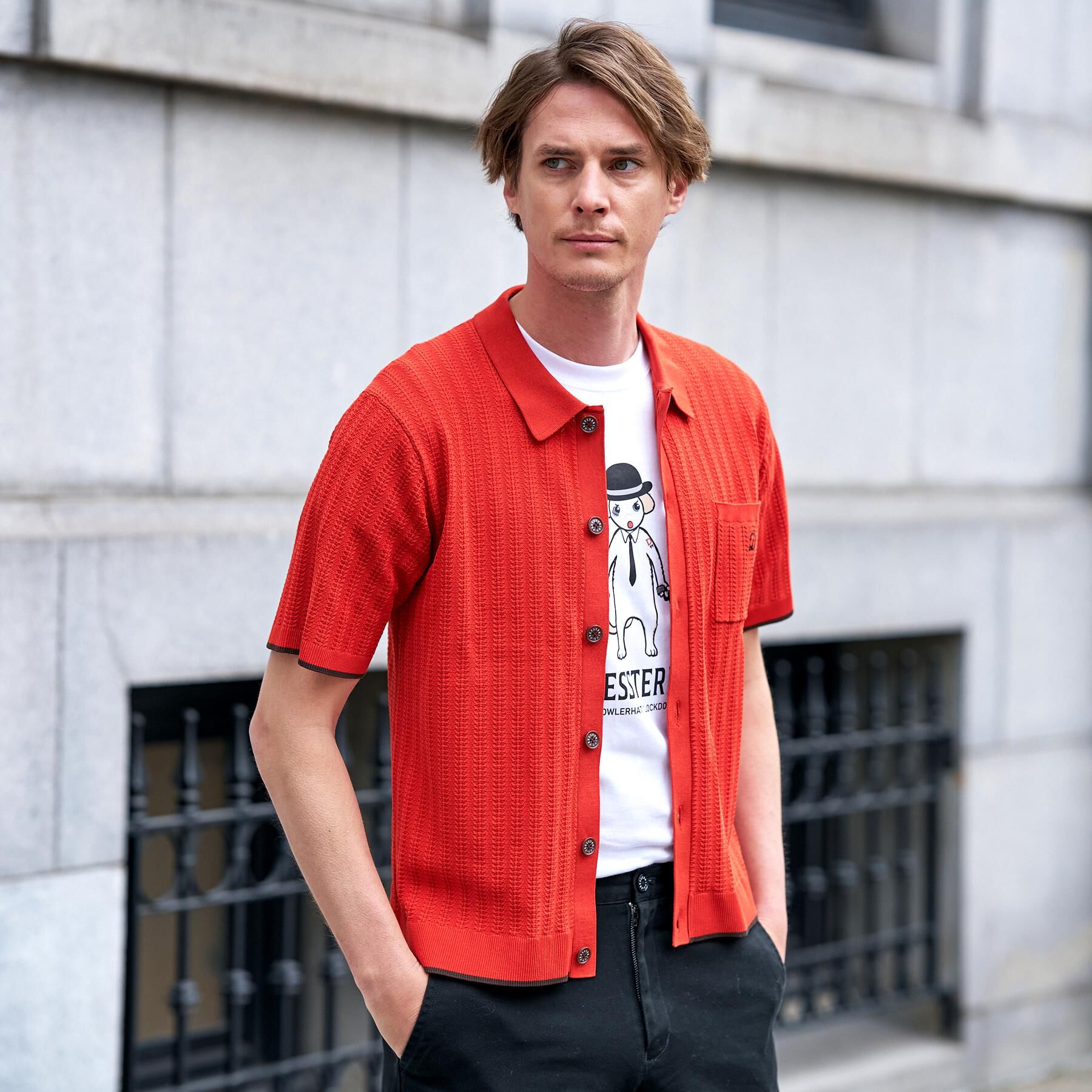 DRESSTERIOR「【Safari5月号掲載】キューバニットシャツ」|ニット・セーター|