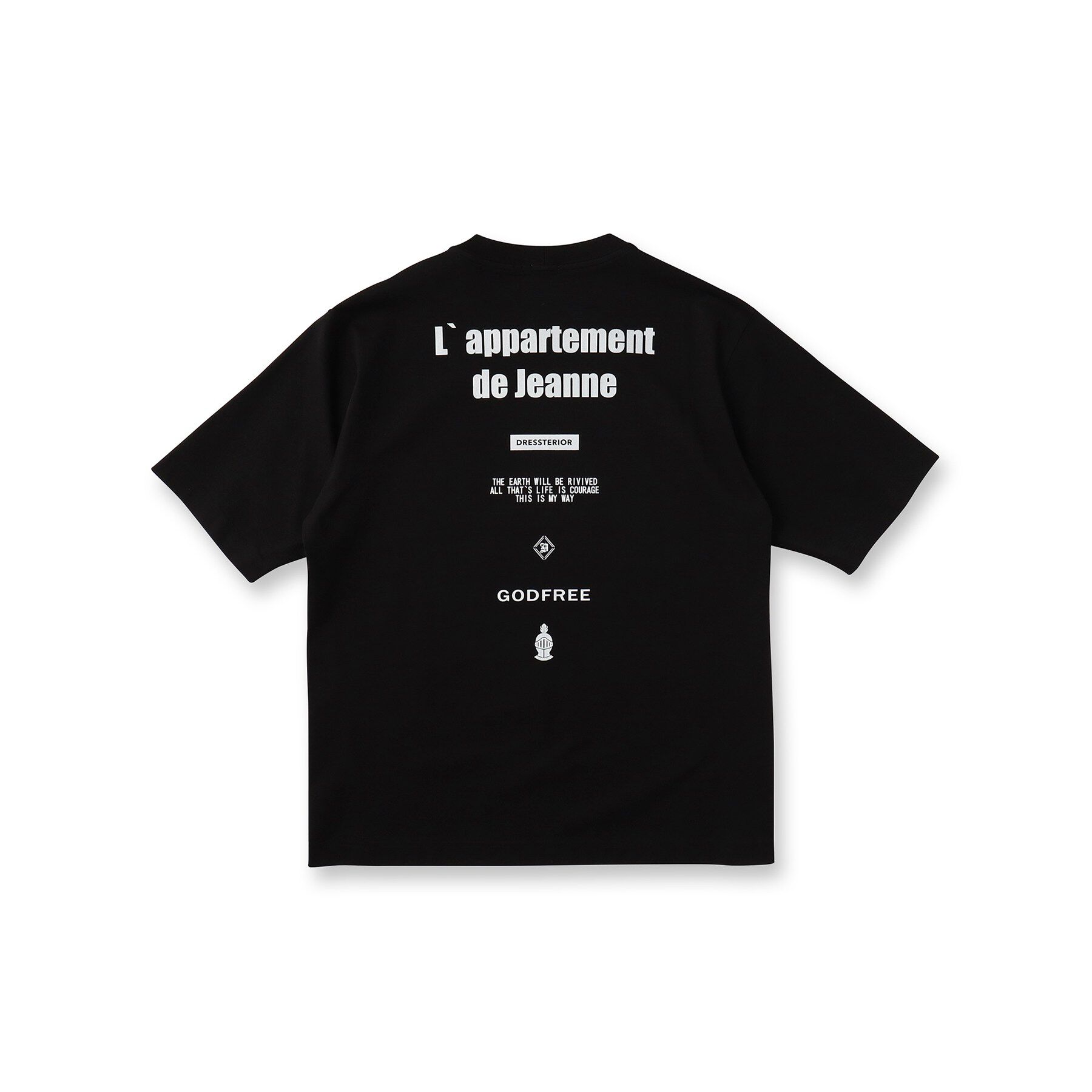 DRESSTERIOR「【接触冷感／UVカット／抗菌防臭／しわ防止】クールデオドラント ロゴTシャツ」|Tシャツ・カットソー|
