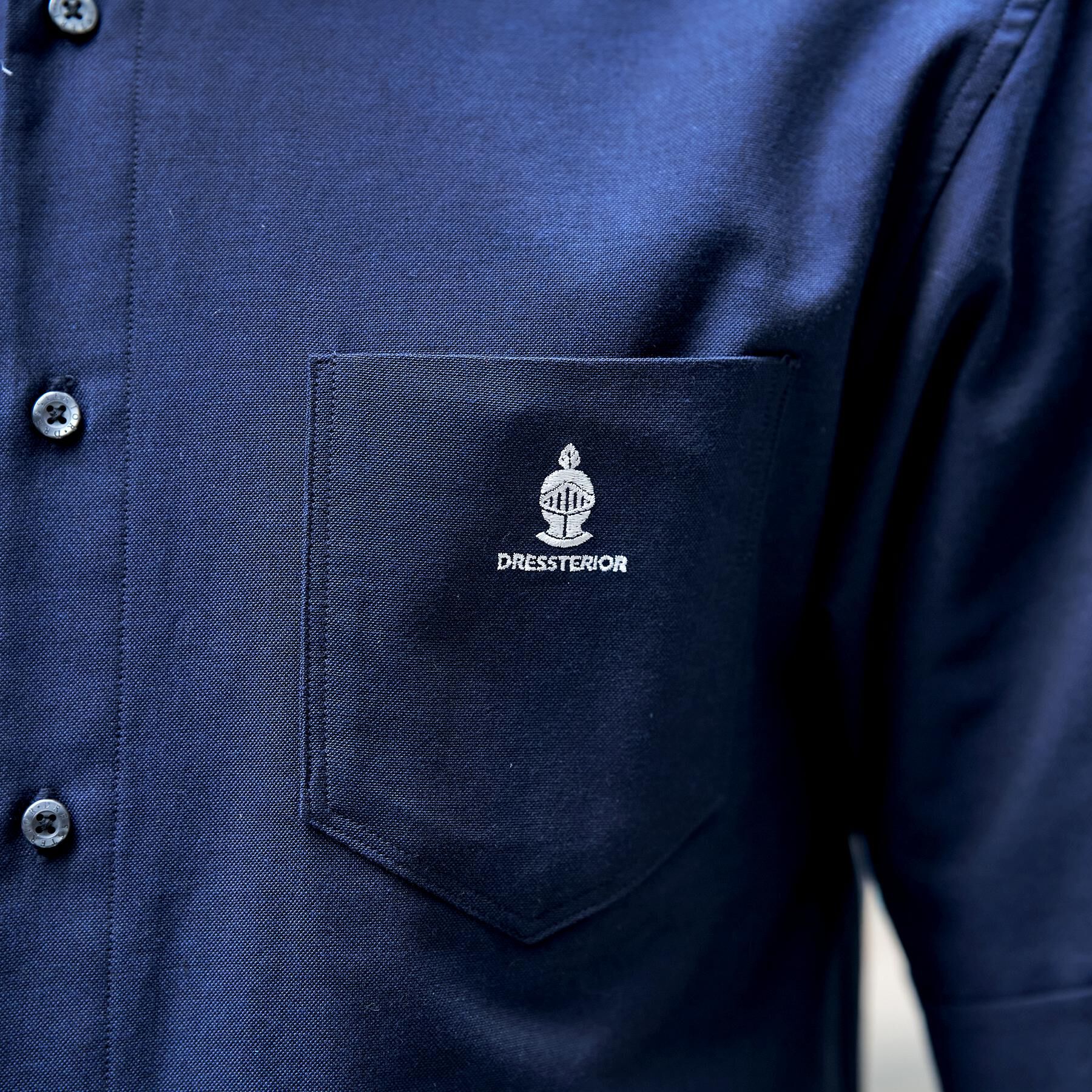 DRESSTERIOR「ナイトエンブロイ オックスシャツ」|シャツ・ブラウス|