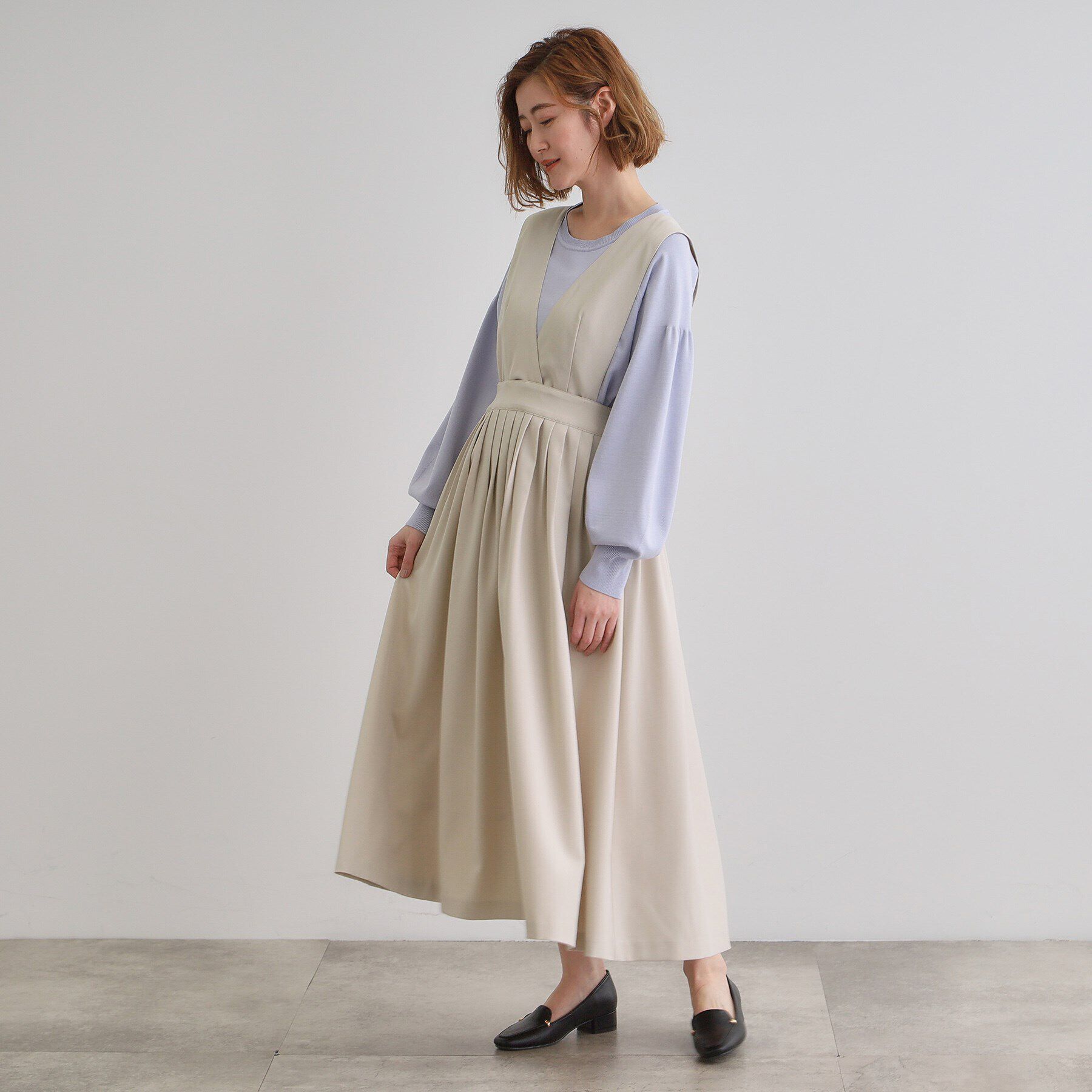 grove「2WAYクラシカルジャンパードレス」|ワンピース|