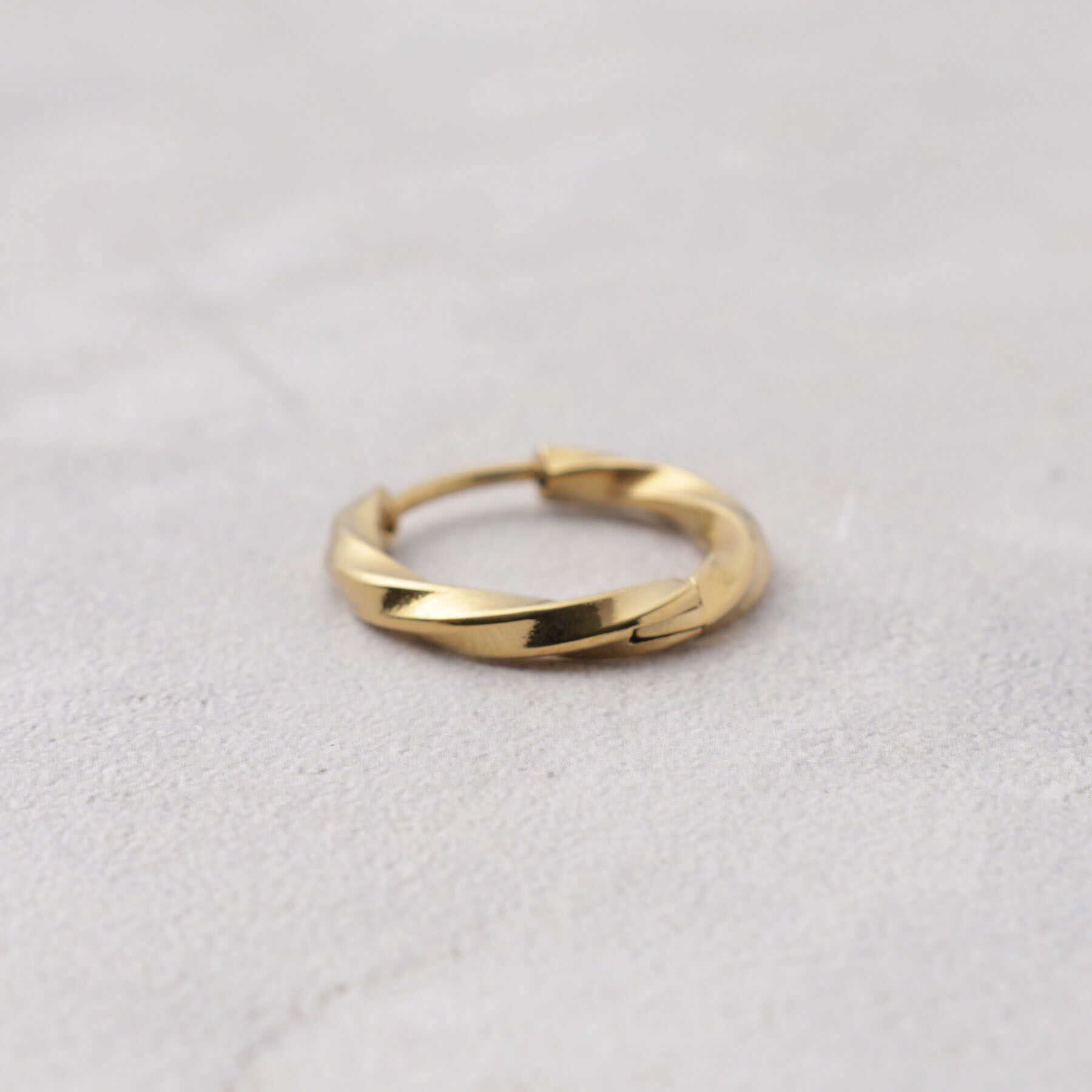 grove「【ステンレス】ニュアンスフープピアス」|ピアス|