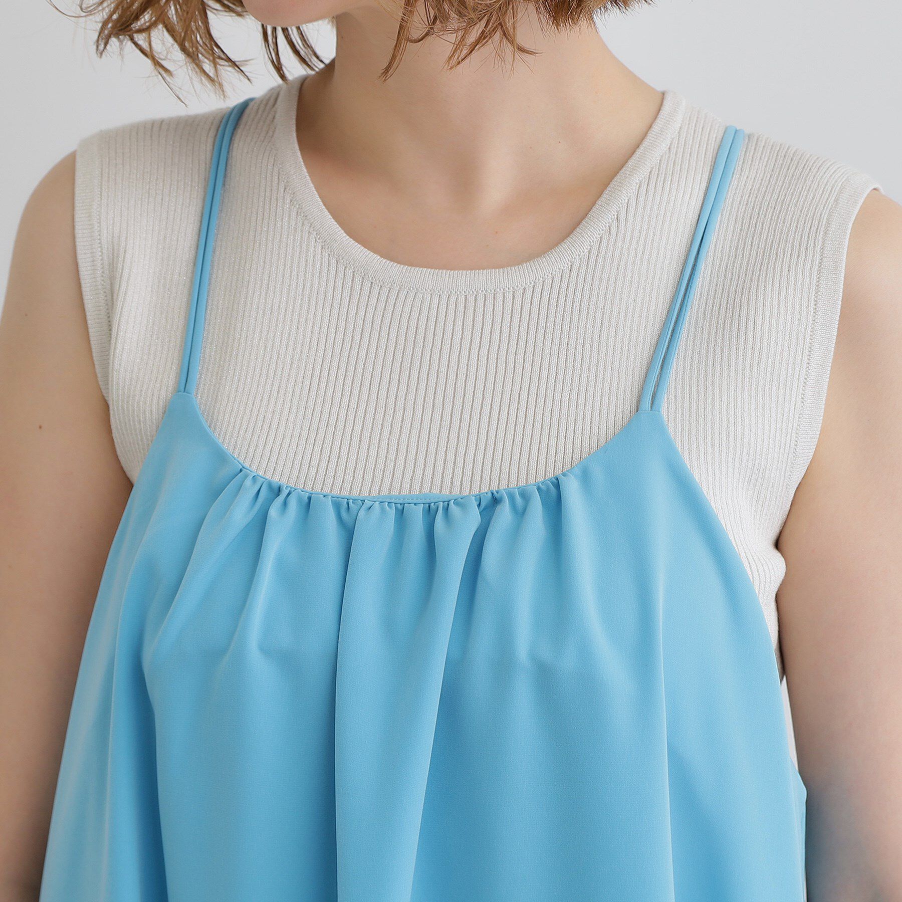 grove「たっぷりギャザーが揺れる、華やかなキャミワンピース」|ワンピース|