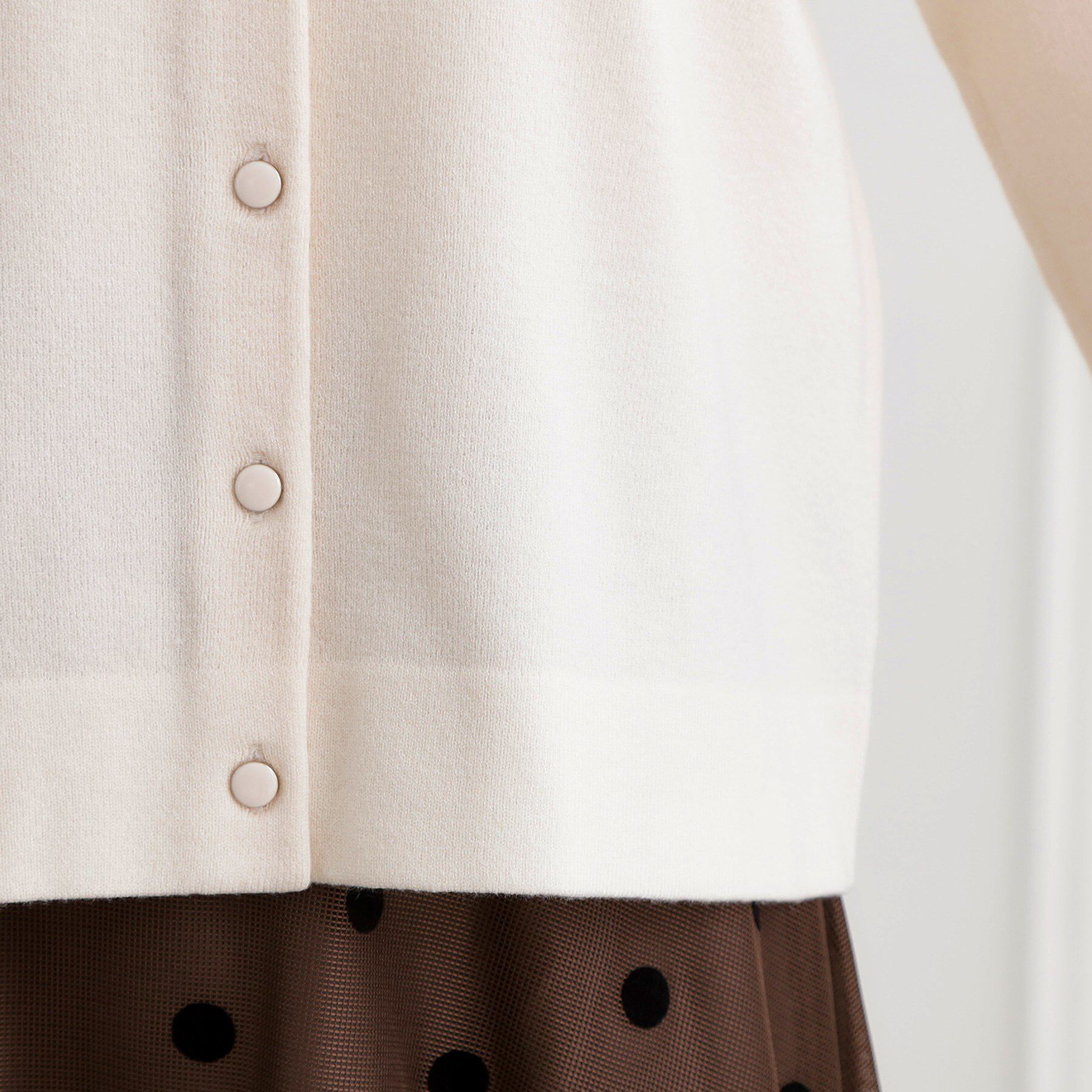 grove「【洗える】毛玉軽減クルーネックカーディガン」|カーディガン|