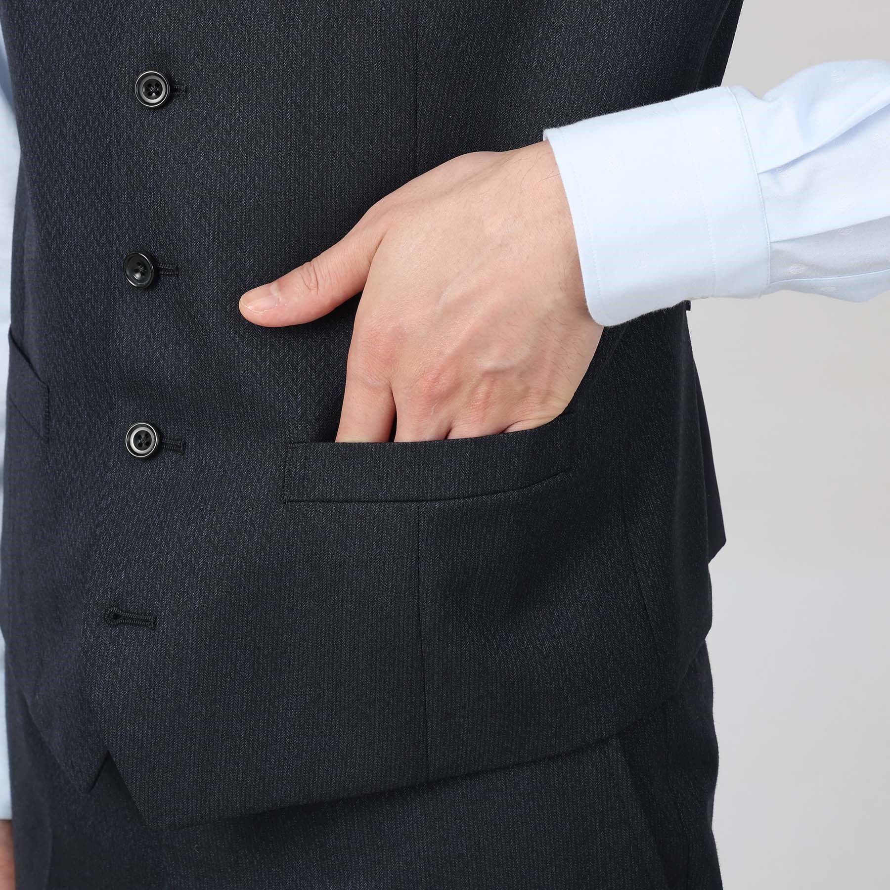 TAKEO KIKUCHI「【Made in JAPAN】矢絣（やがすり）ベスト／ スリーピース対応」|スーツ|