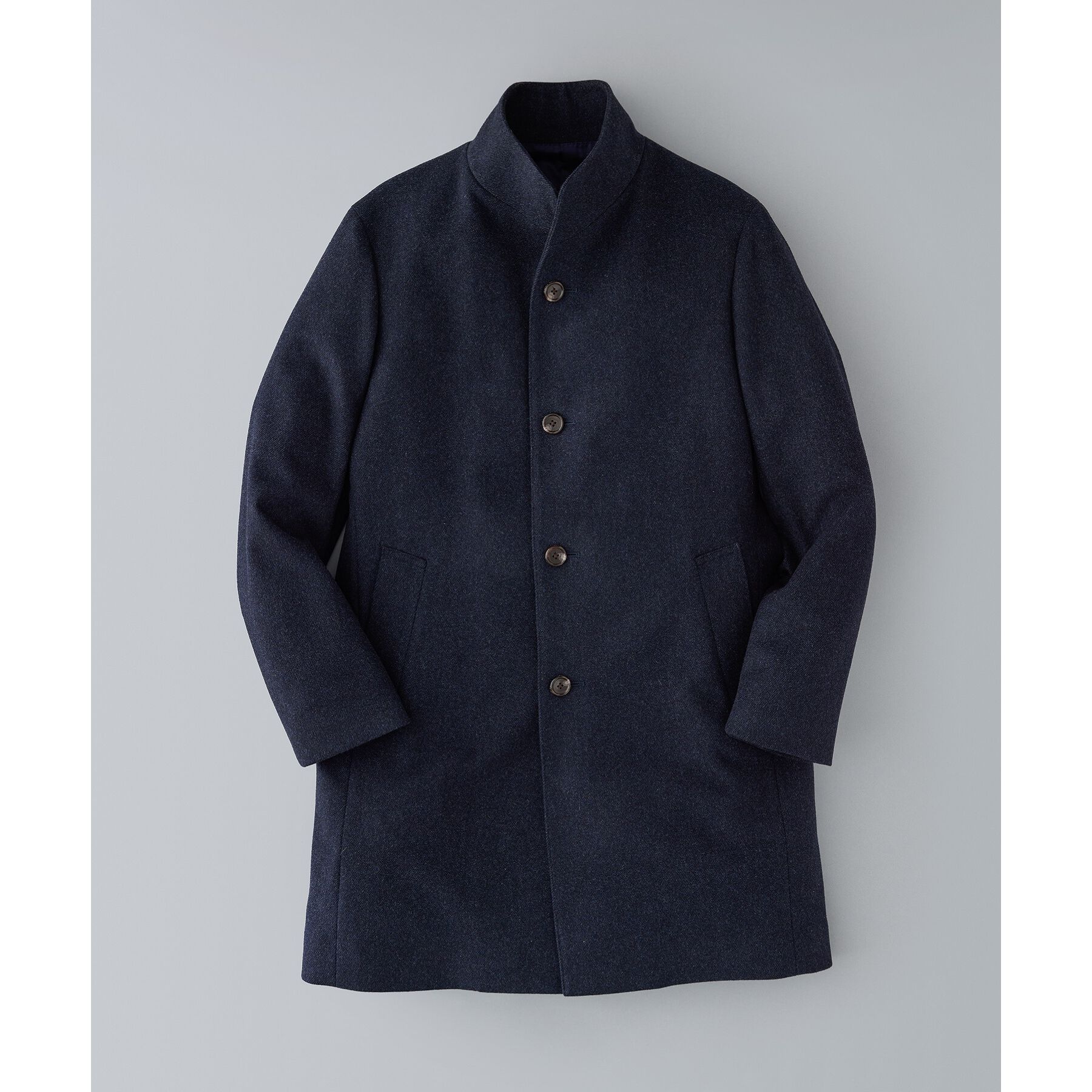 TAKEO KIKUCHI「【ウールカシミヤブレンド】ビーバー調 スタンドカラー コート」|その他|