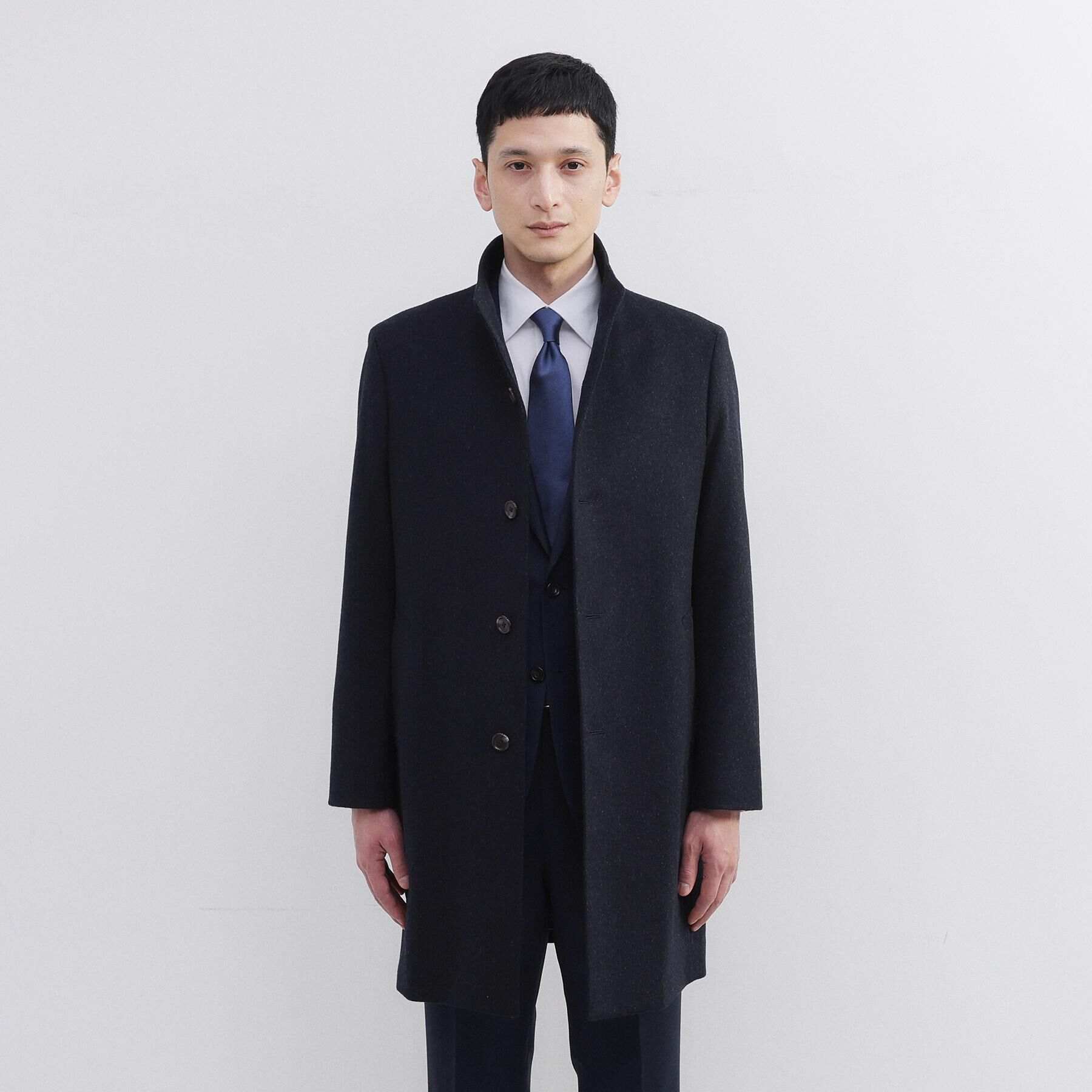 TAKEO KIKUCHI「【ウールカシミヤブレンド】ビーバー調 スタンドカラー コート」|その他|