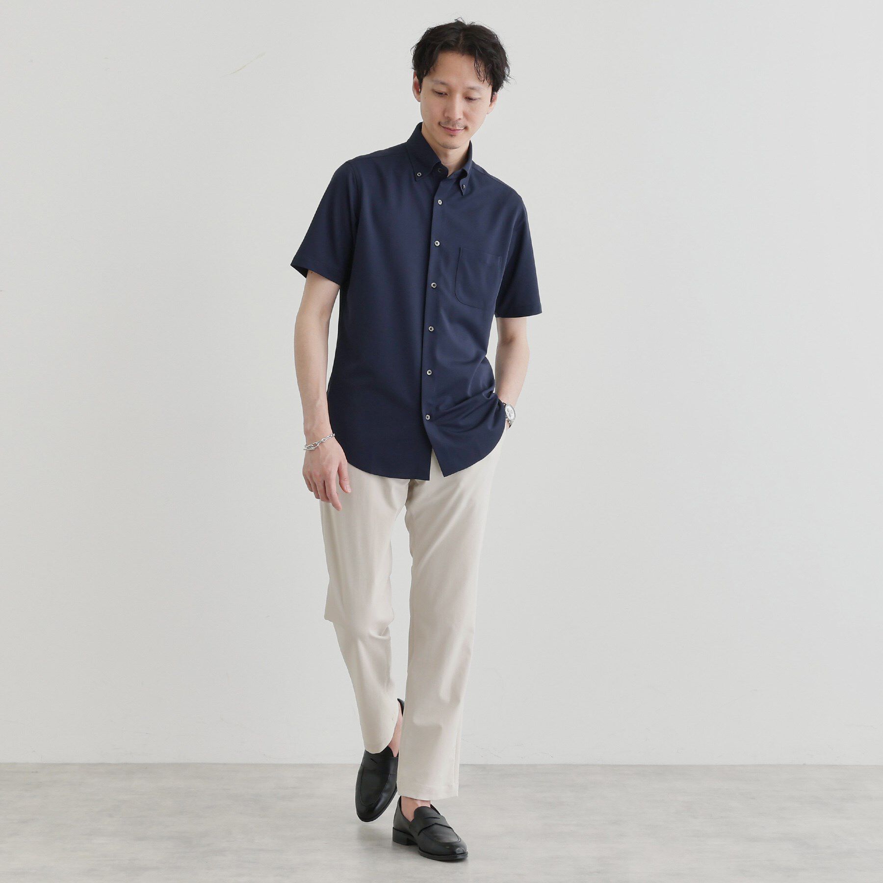 TAKEO KIKUCHI「サイドゴアウエスト ストレートパンツ」|その他|