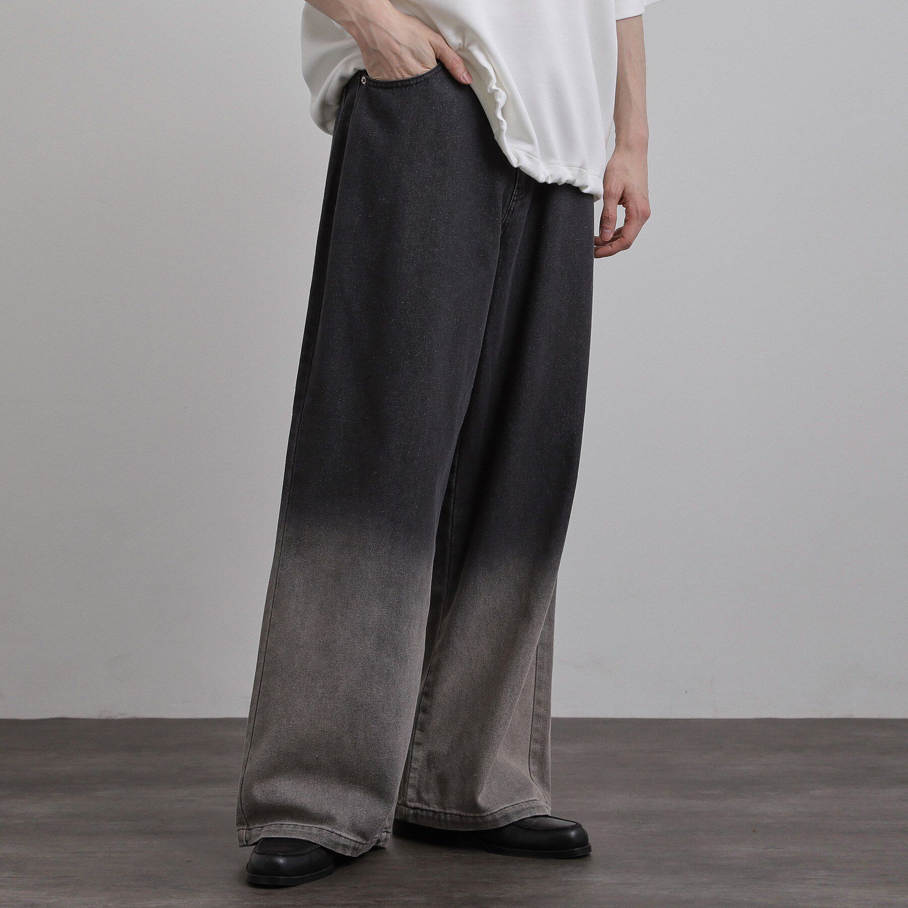 tk.TAKEO KIKUCHI「スーパーワイドバギーデニムパンツ」|デニム|