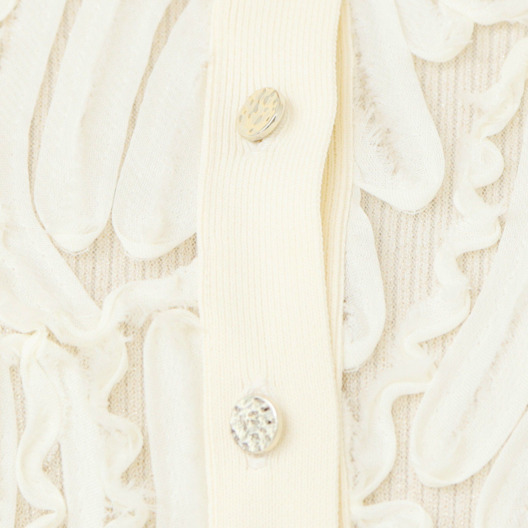 index「シアー幾何刺繍カーディガン【洗濯機OK】」|カーディガン|