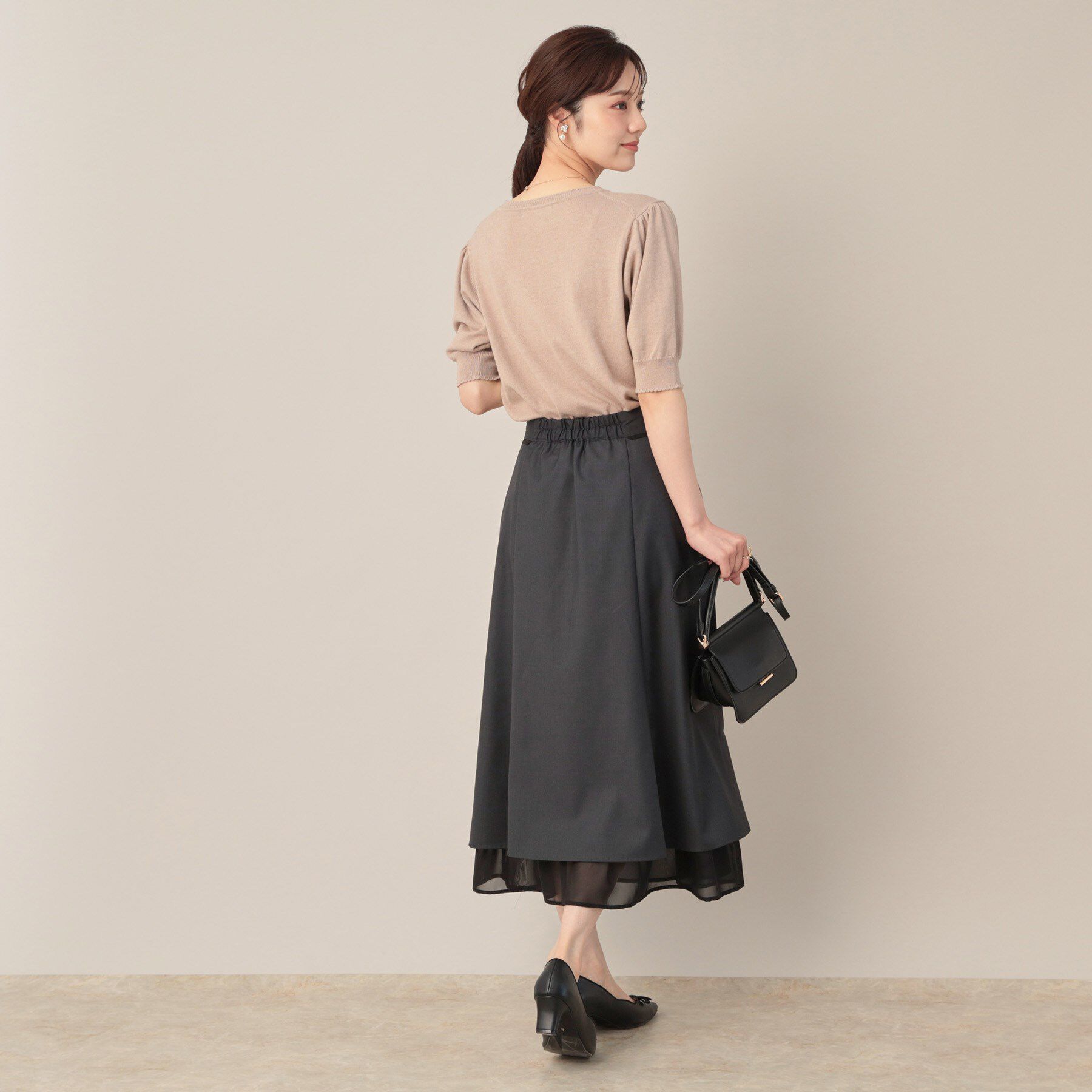 Couture broach「オーガンフリルフラワーニット」|ニット・セーター|