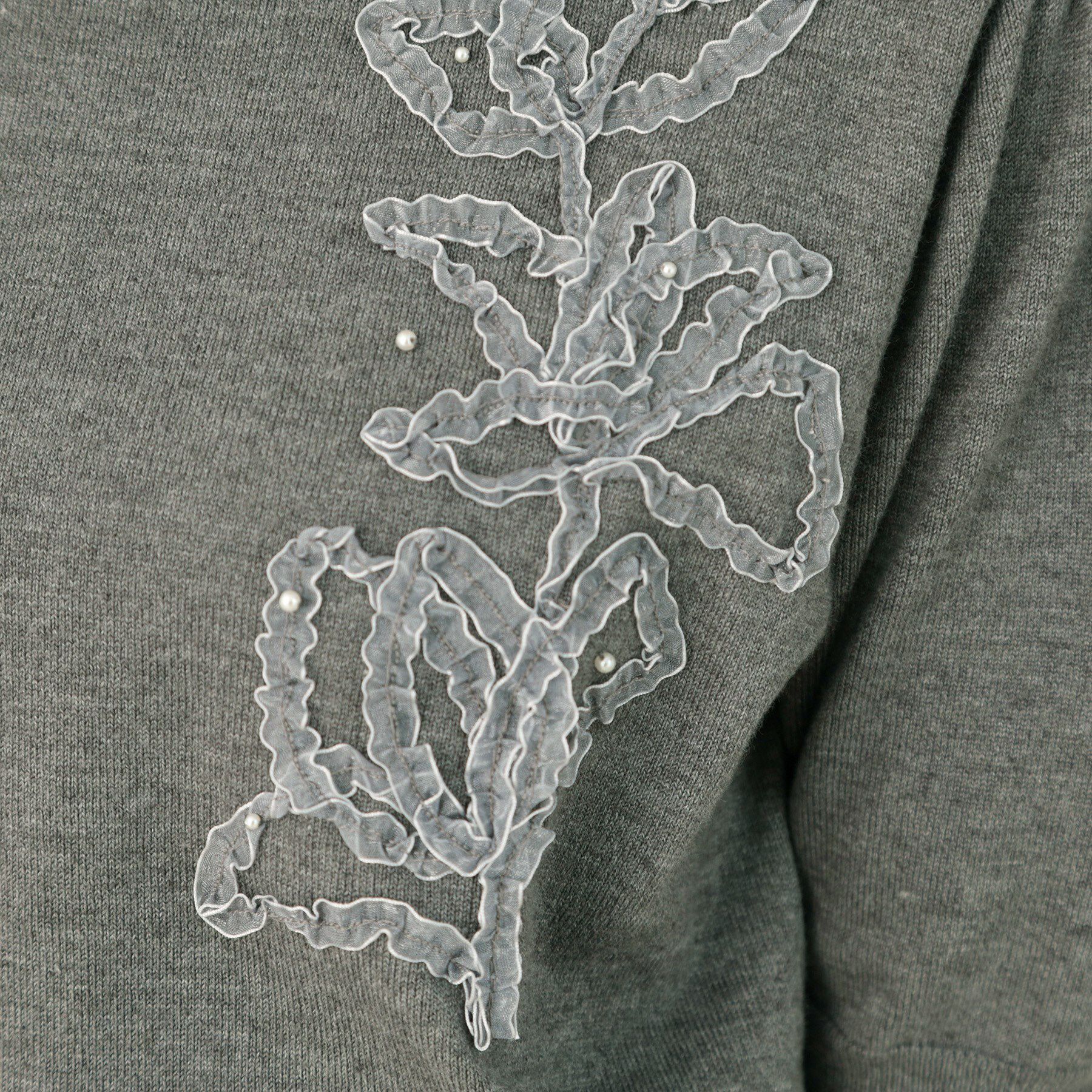 Couture broach「オーガンフリルフラワーニット」|ニット・セーター|