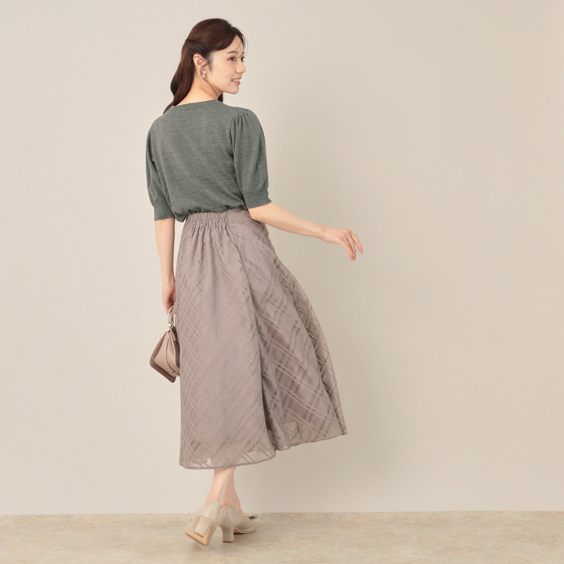 Couture broach「オーガンフリルフラワーニット」|ニット・セーター|