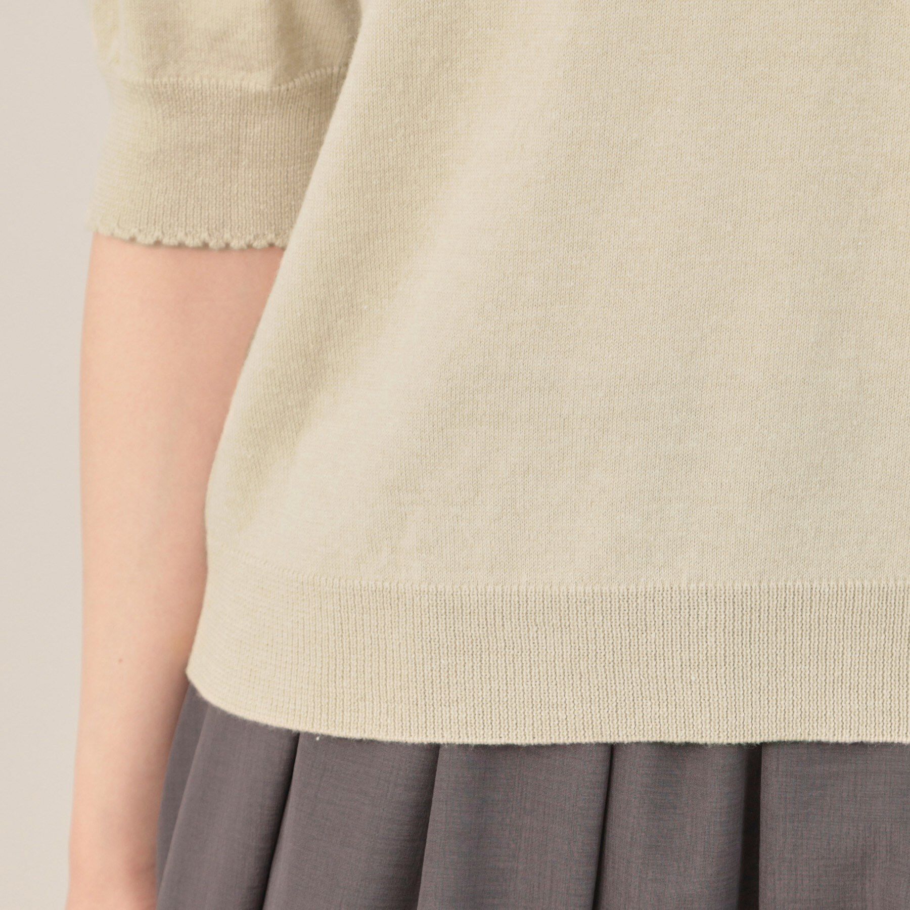 Couture broach「オーガンフリルフラワーニット」|ニット・セーター|