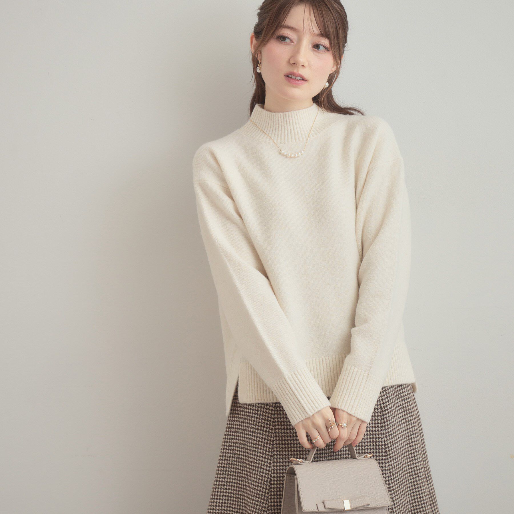 Couture broach「【5色展開】やわらかヤクライクニット」|ニット・セーター|