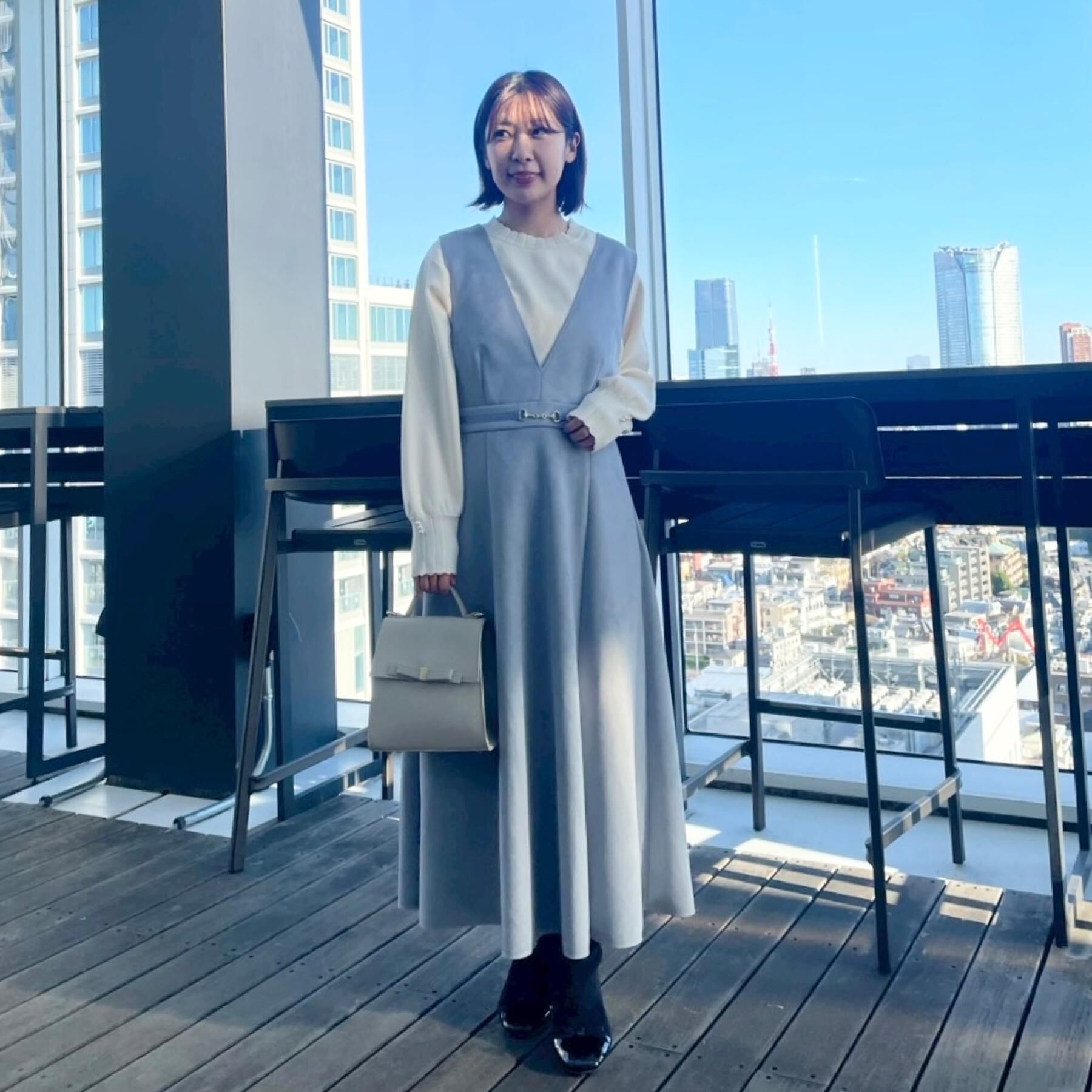 Couture broach「【洗える/スカラデザイン】パフスリーブ ニット」|ニット・セーター|