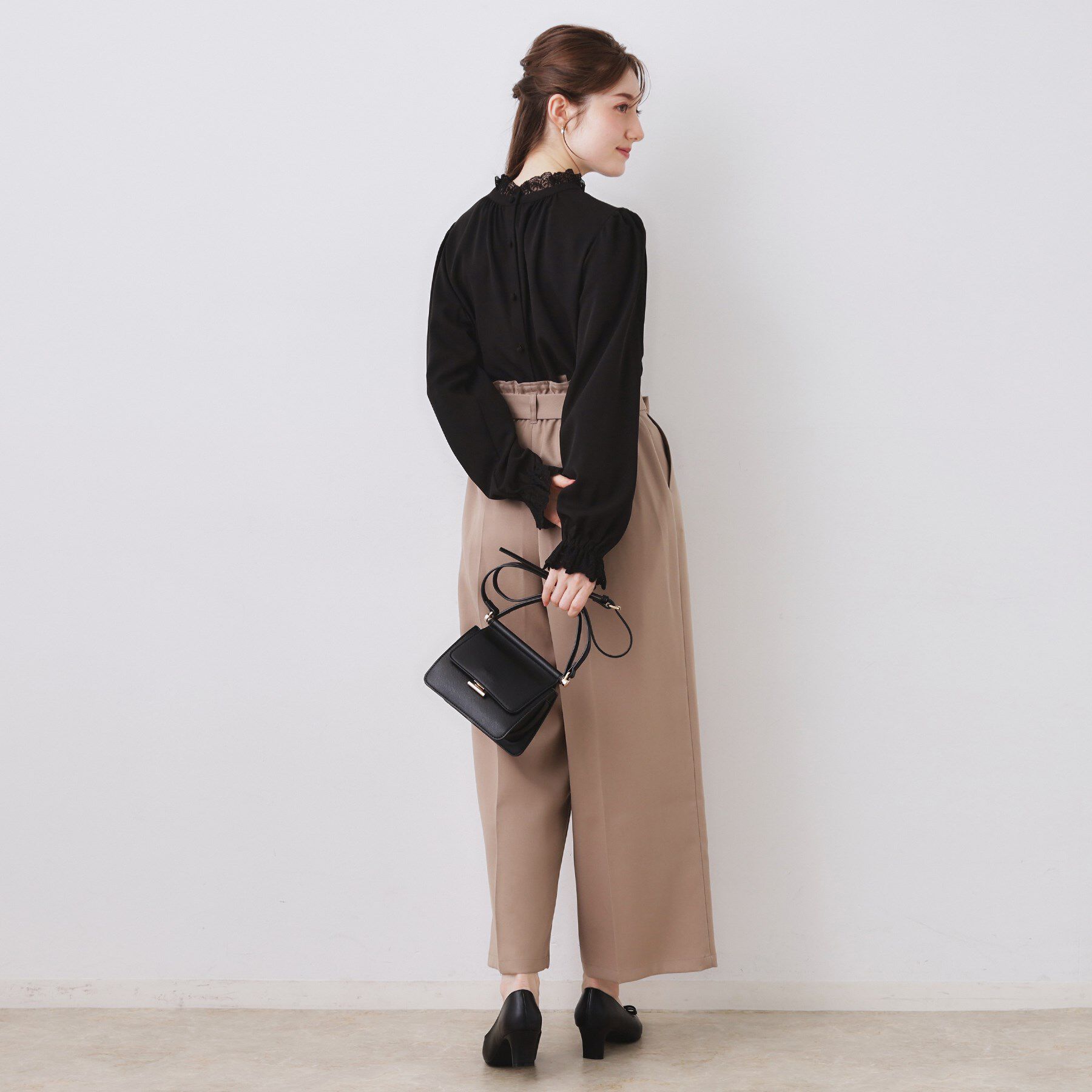 Couture broach「【2WAY・ハレの日・通勤】エンブロレースブラウス」|シャツ・ブラウス|