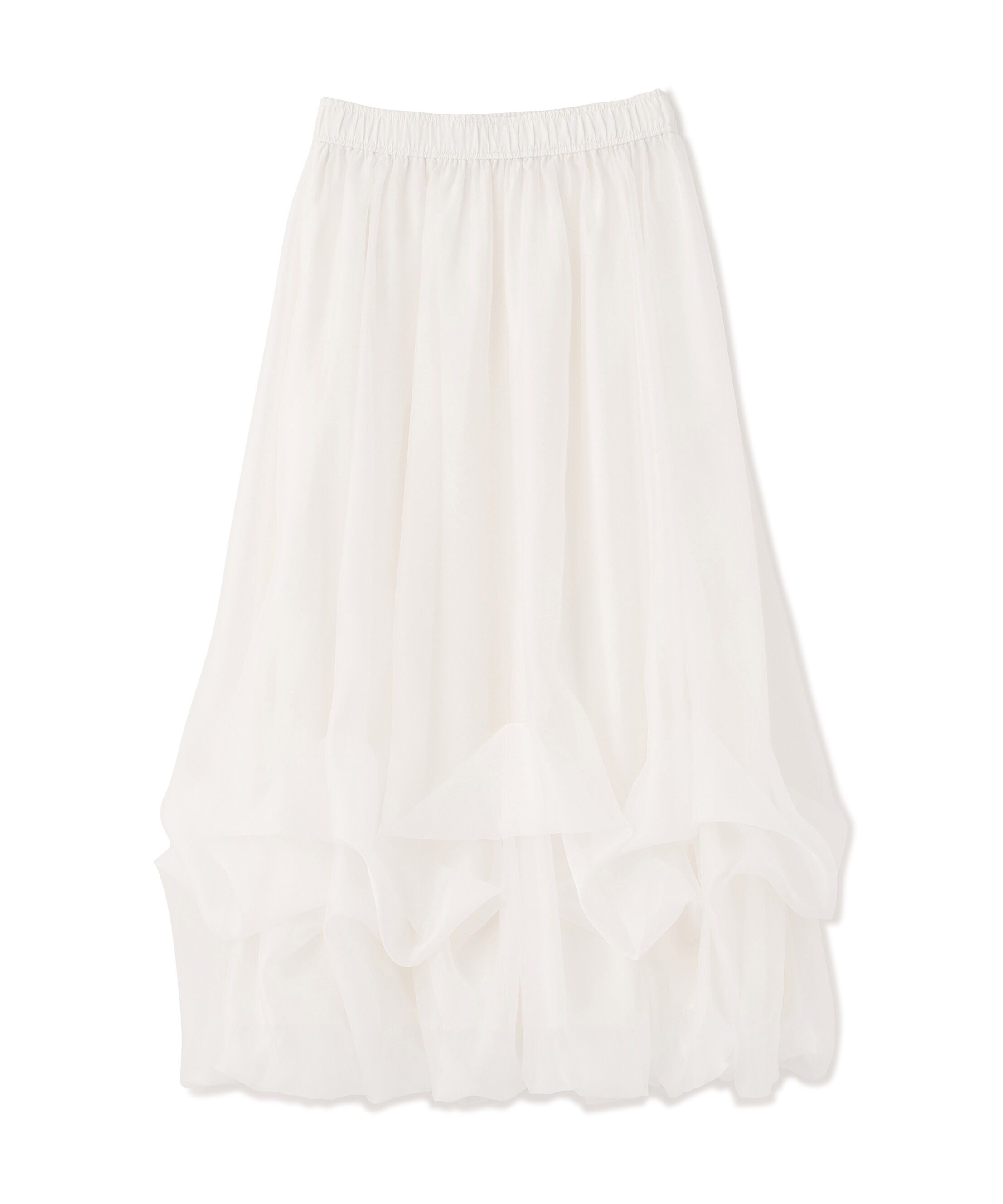  「シアータックバルーンスカート」|スカート|ホワイト