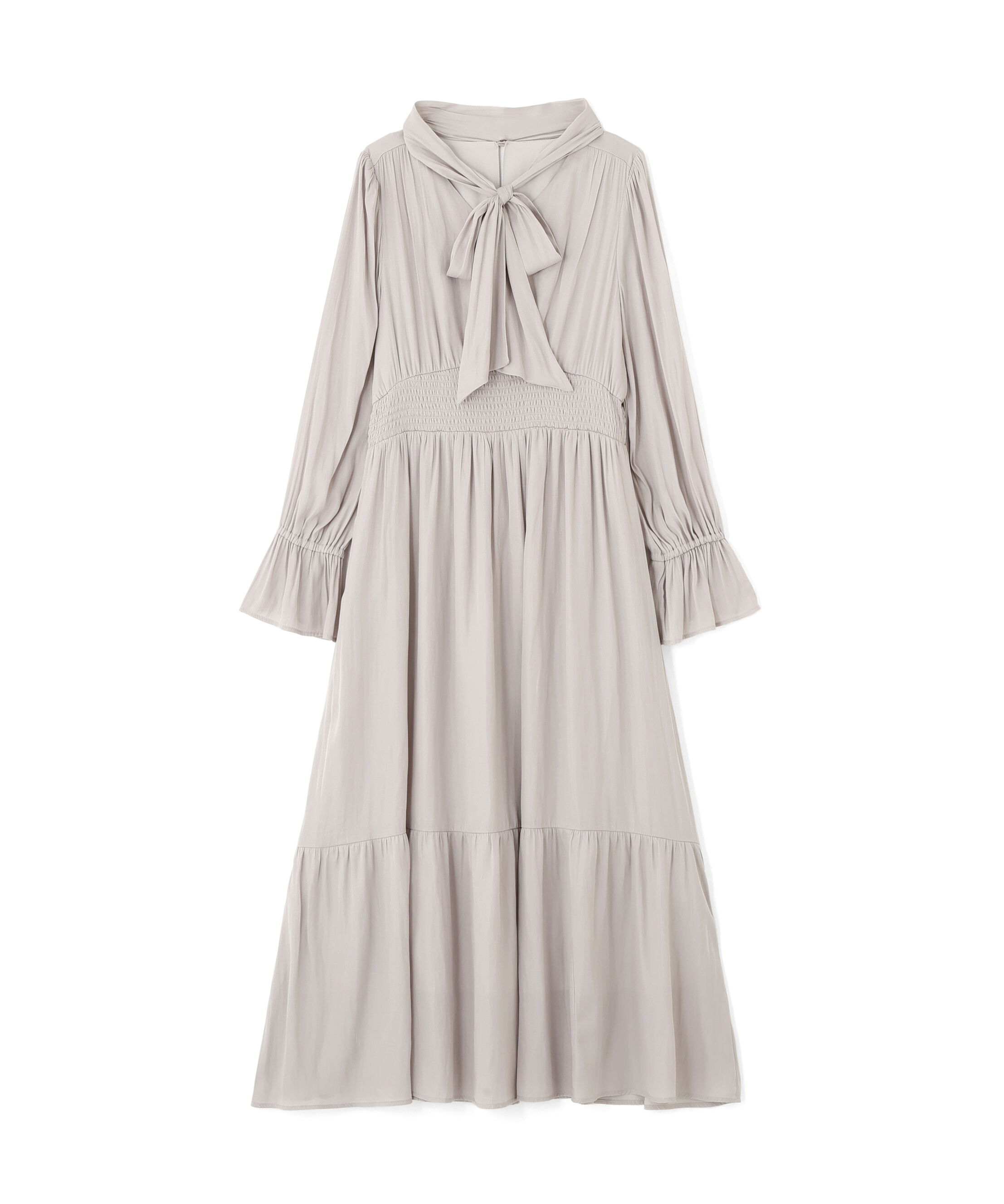 PROPORTION BODY DRESSING「タイ付きギャザーワンピース」|ワンピース|