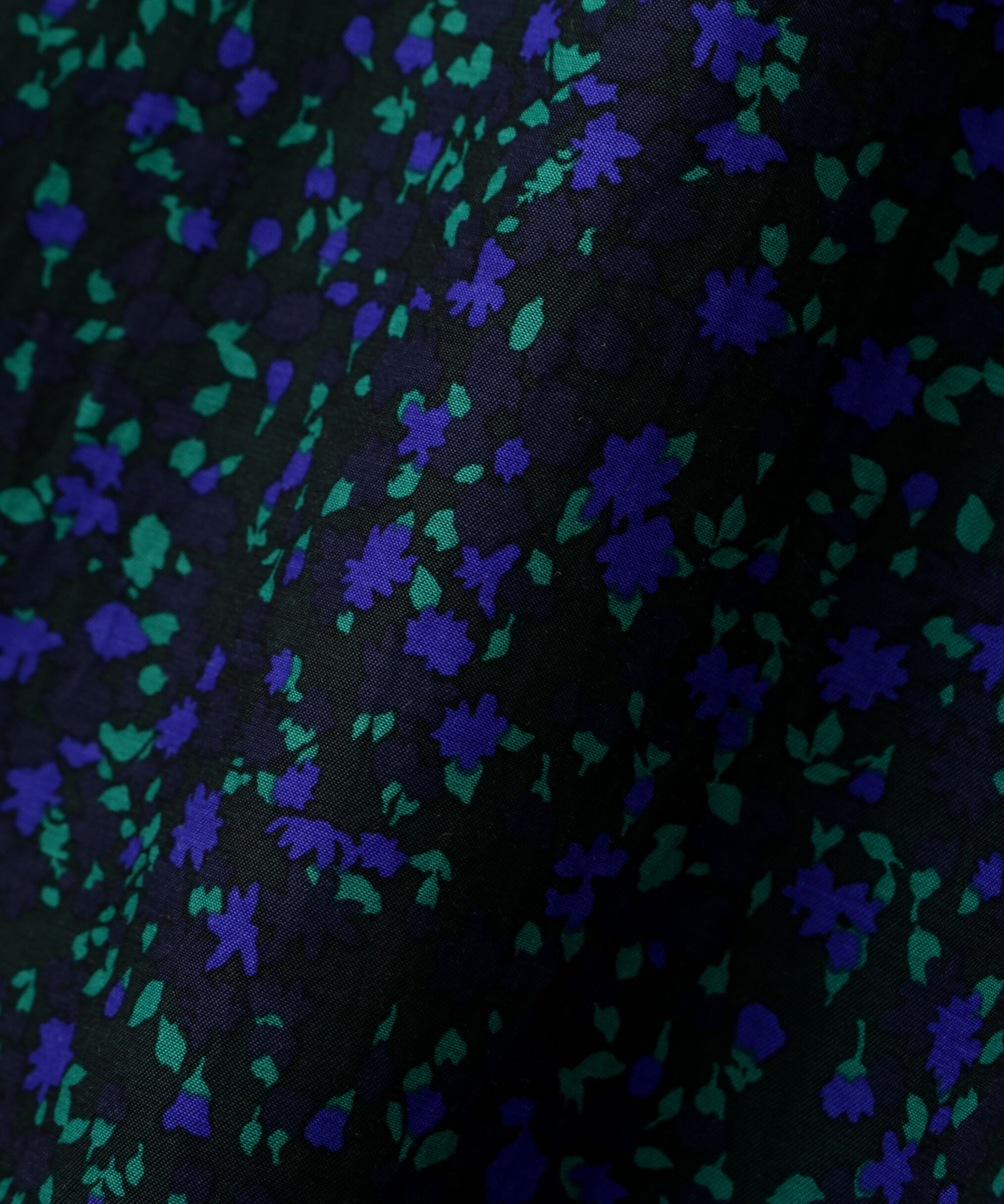  「プチフラワープリントブラウジングバンドカラーワンピース」|ワンピース|