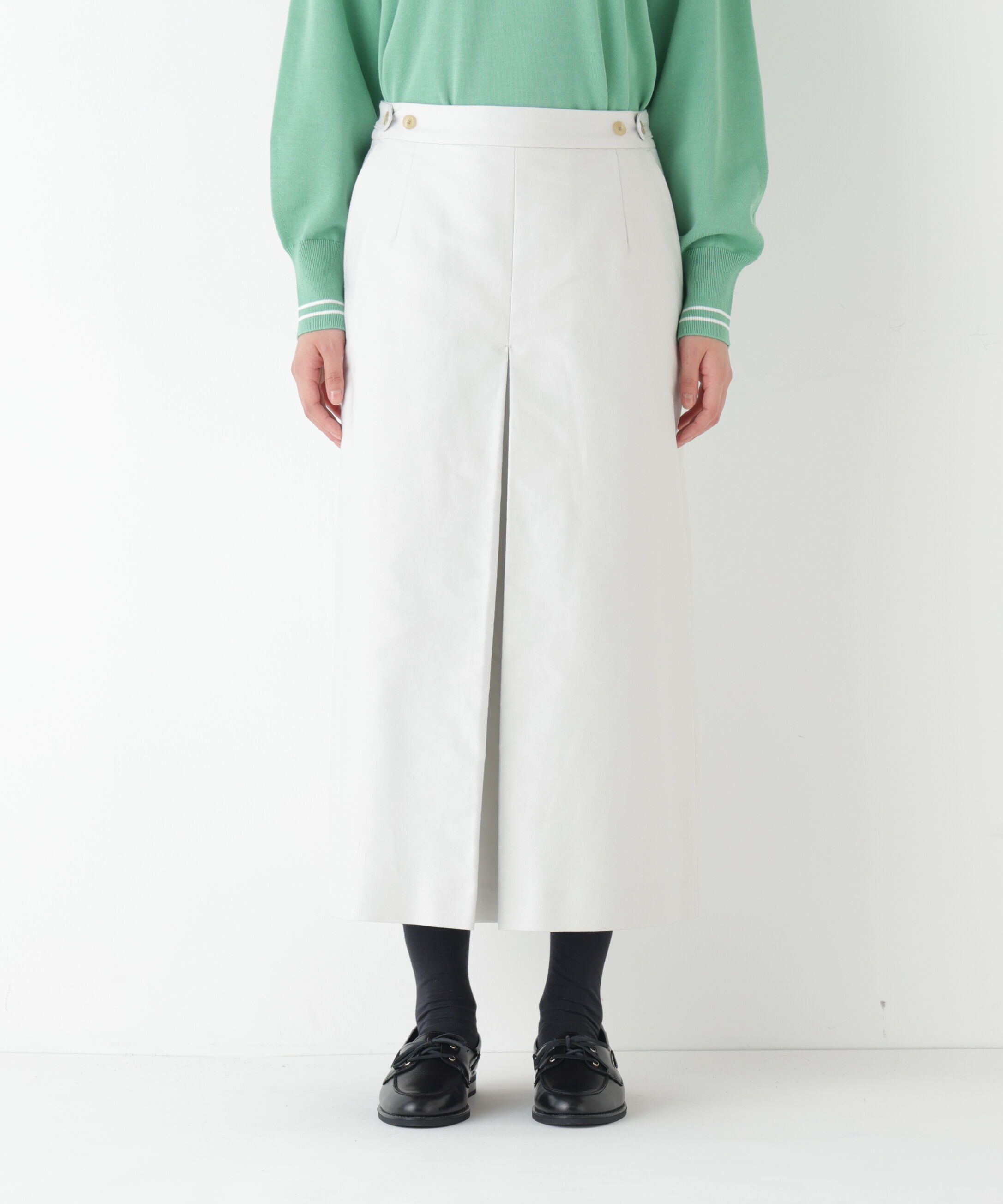  「◆《ウォッシャブル》ライトモールスキンＡラインスカート」|スカート|