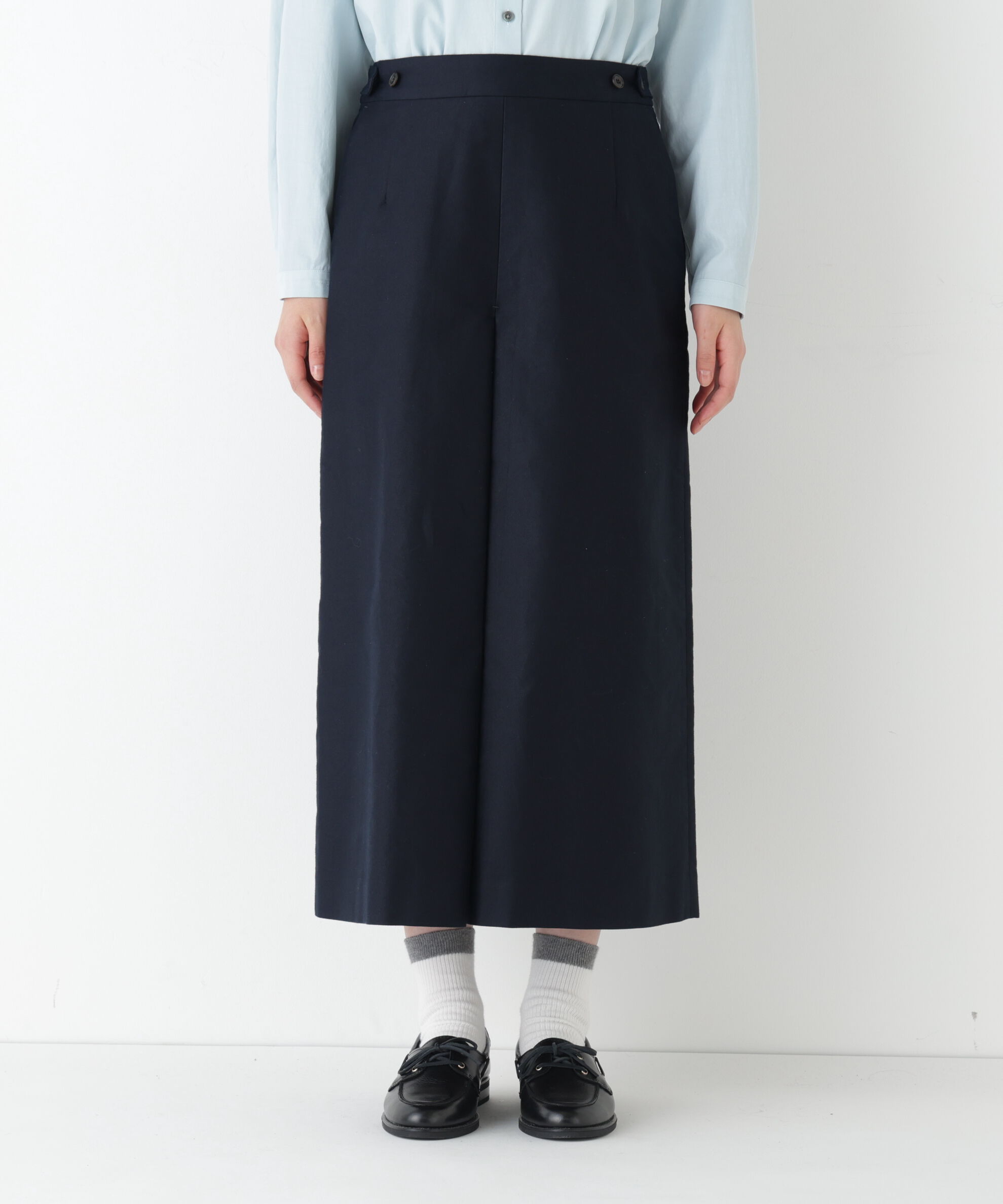  「◆《ウォッシャブル》ライトモールスキンＡラインスカート」|スカート|